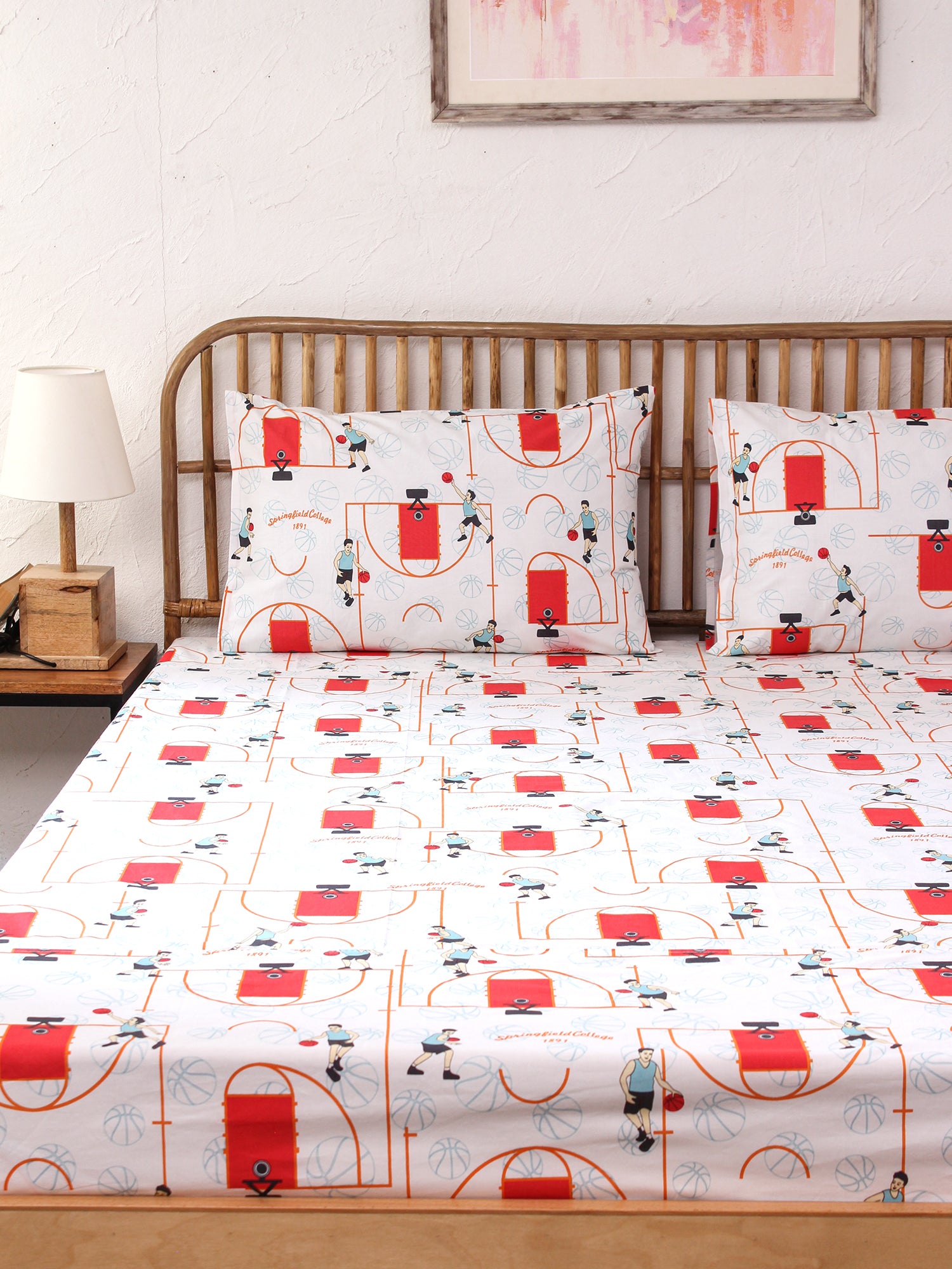Krida Bedsheet Sets (Red)