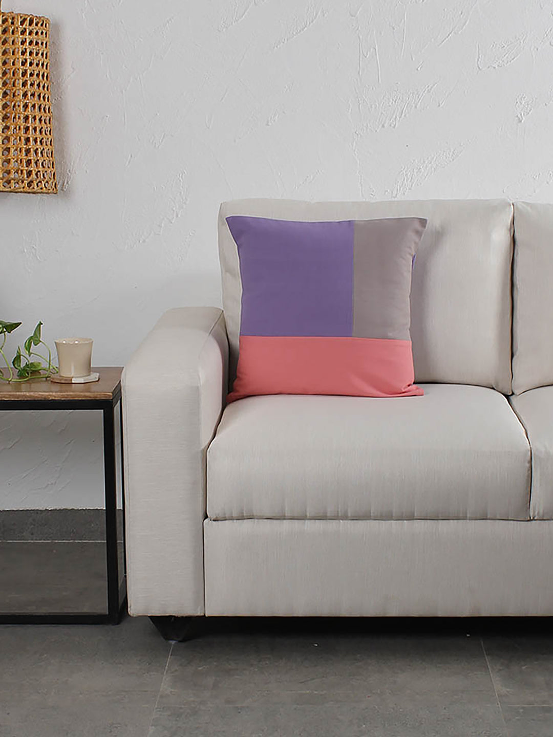 Bhumiti Cushion Cover (Purple) - Medium