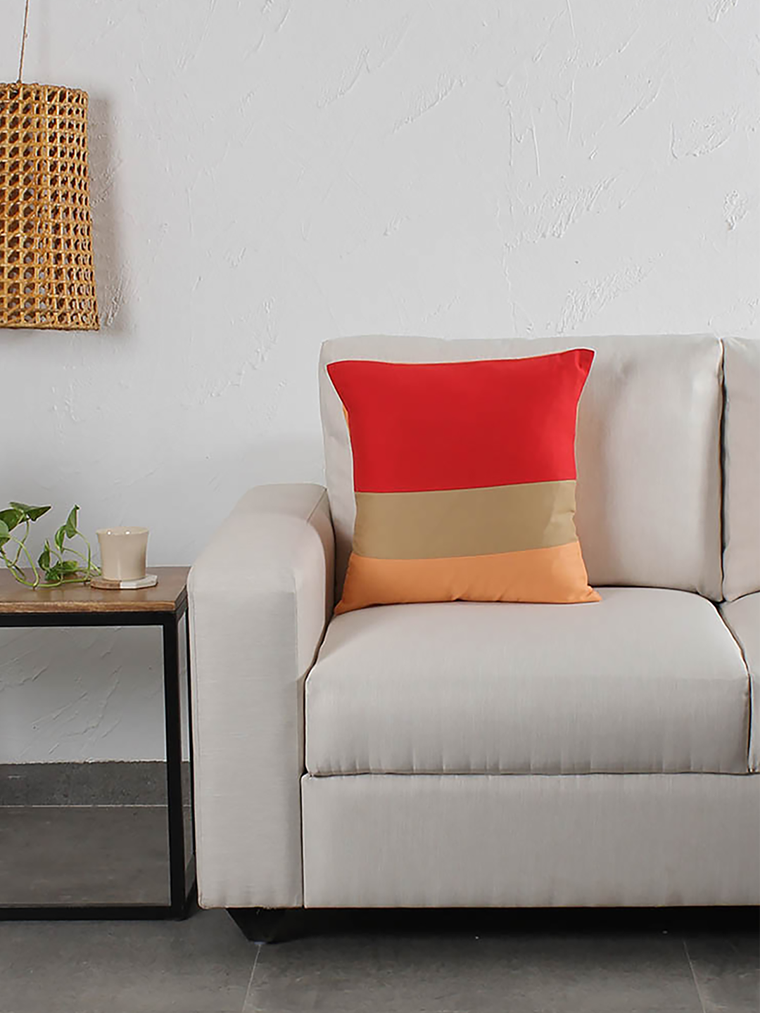 Jyamiti Cushion Cover (Orange) - Medium