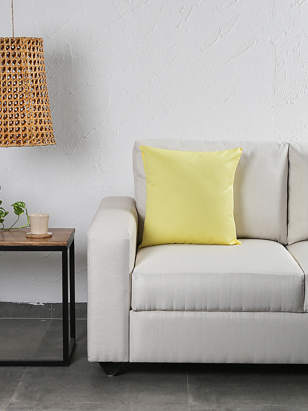 Kahaniya Cushion Cover (Ochre) - Medium