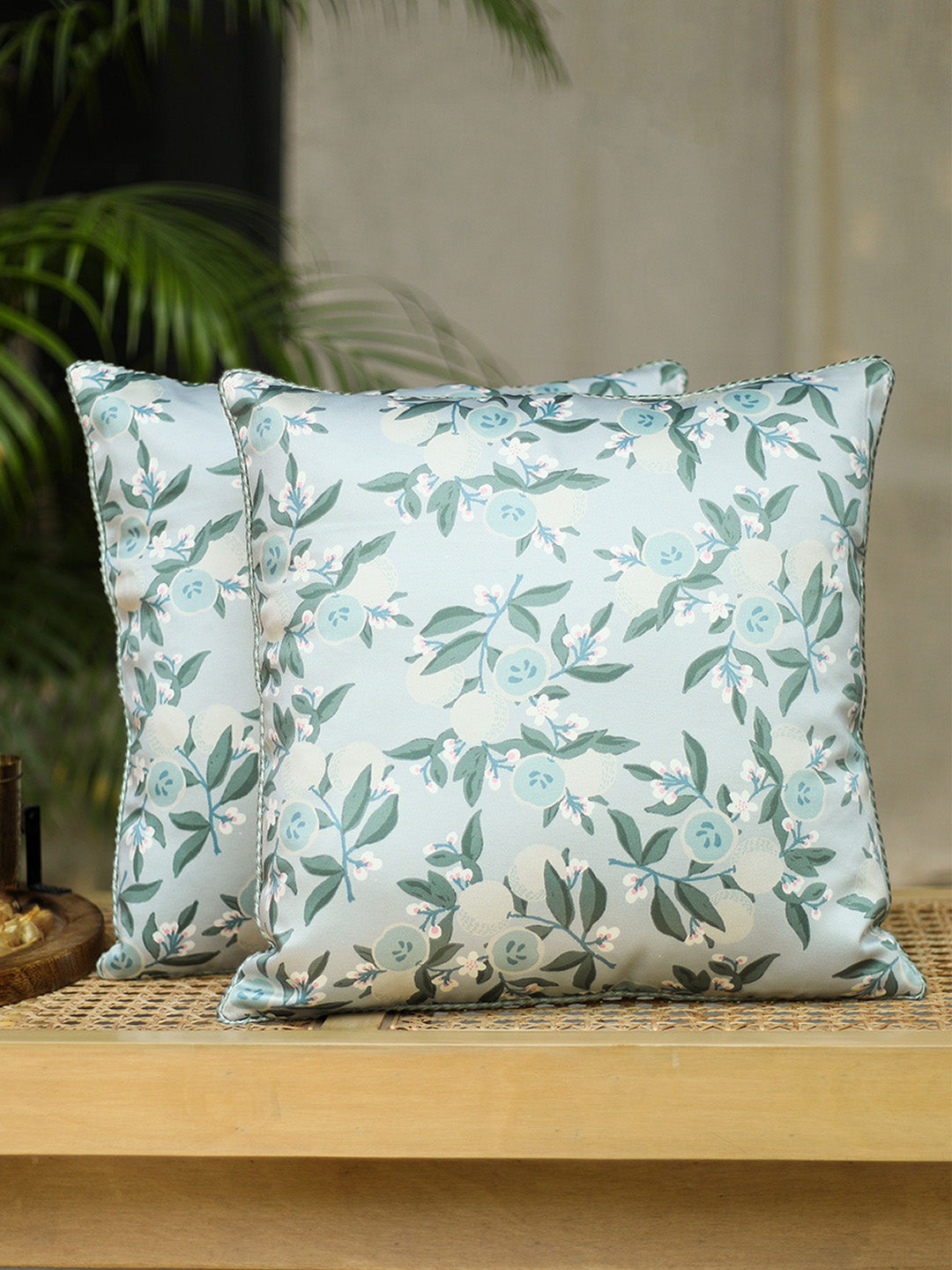 Seb Cushion Cover (Green) - Medium
