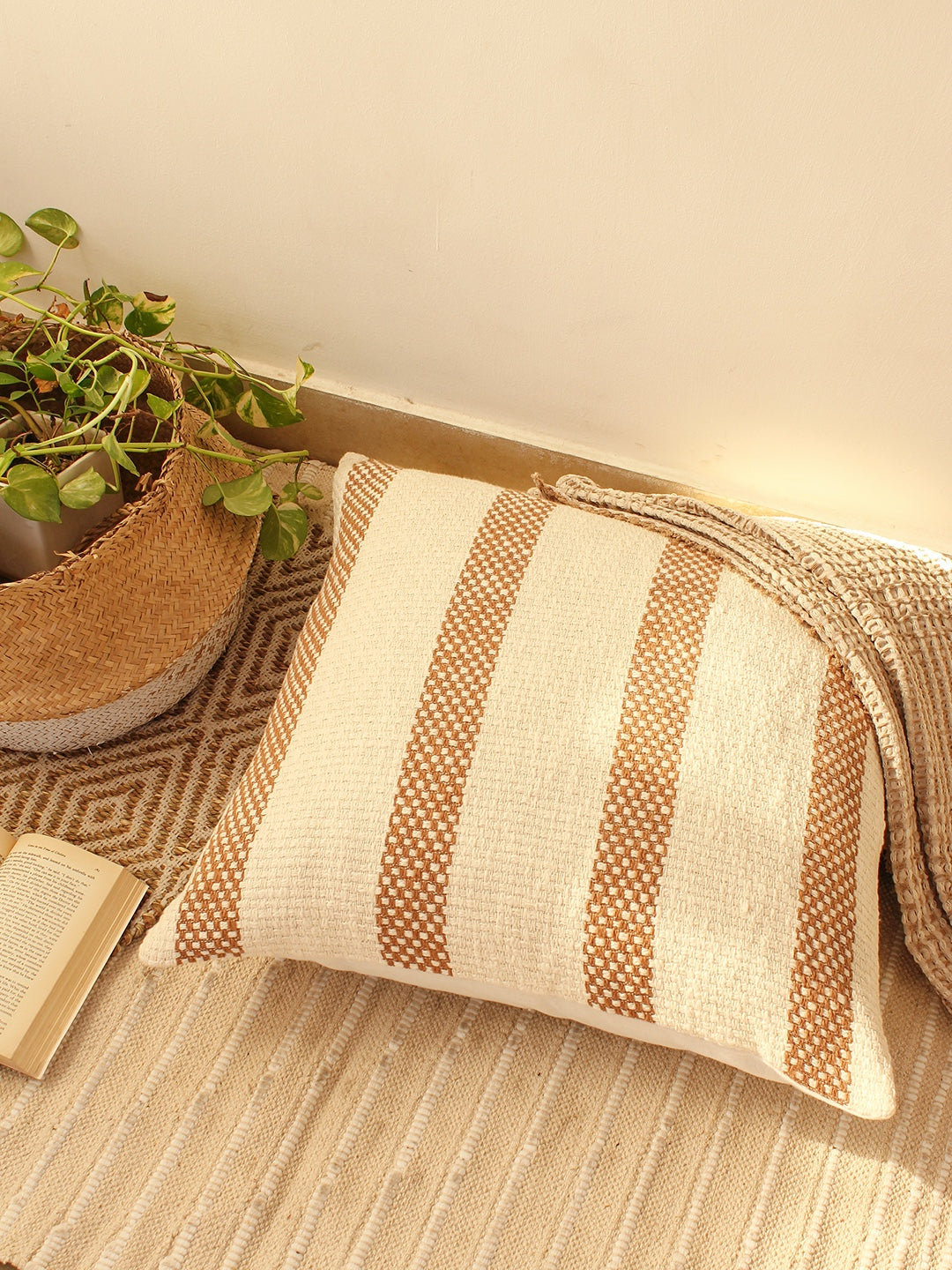 Shivalik - Set Of 2 Cushion Covers (Brown) - Large