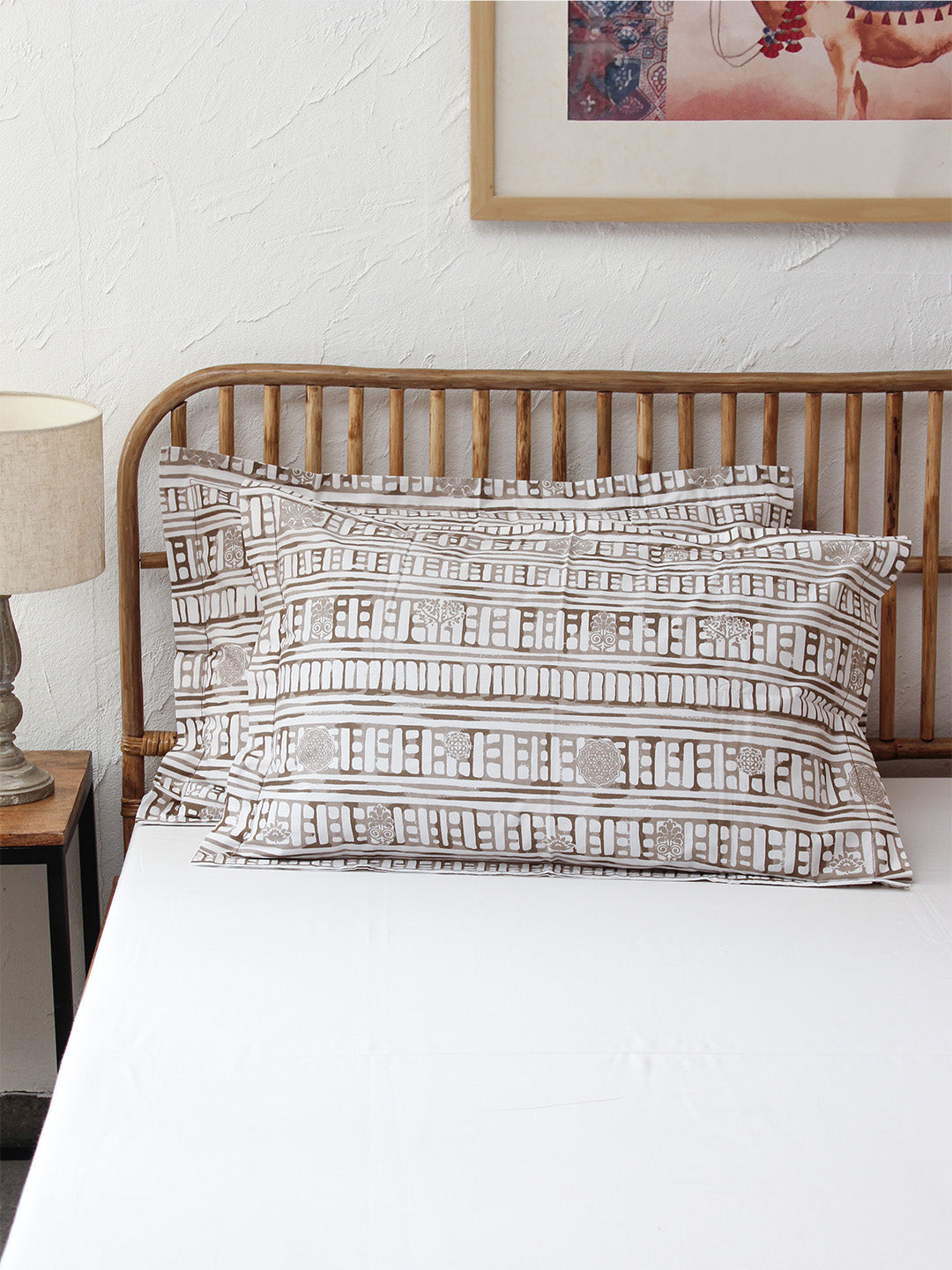 Sanchi Grey Pillow Cover
