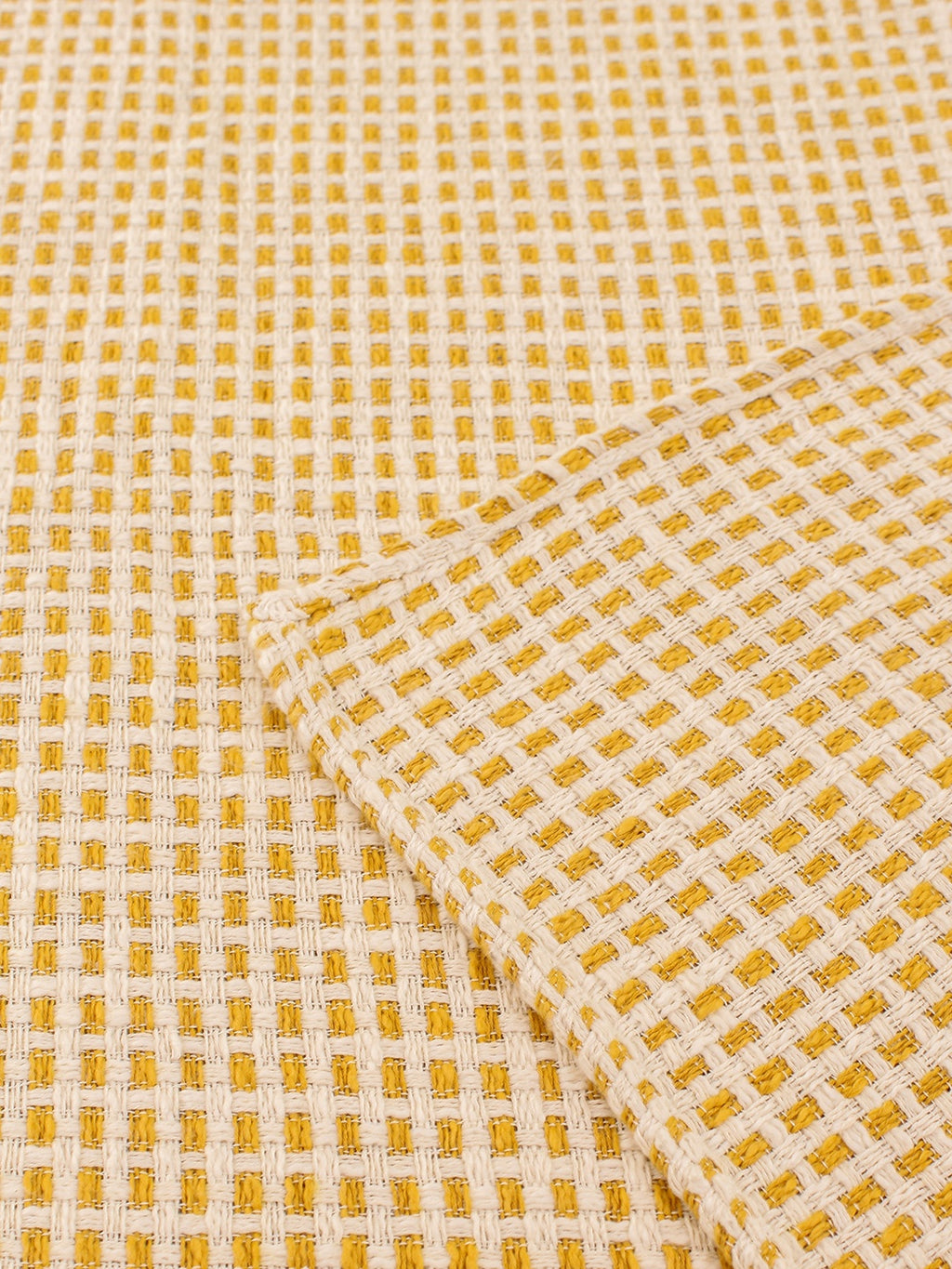 Girnar Double Bedcover (Yellow)