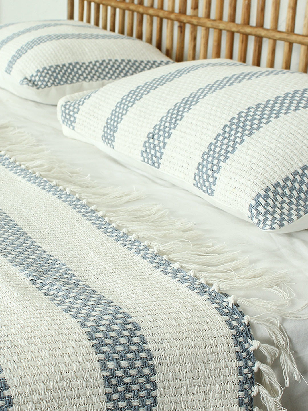 Shivalik Double Bedcover (Dark Blue)