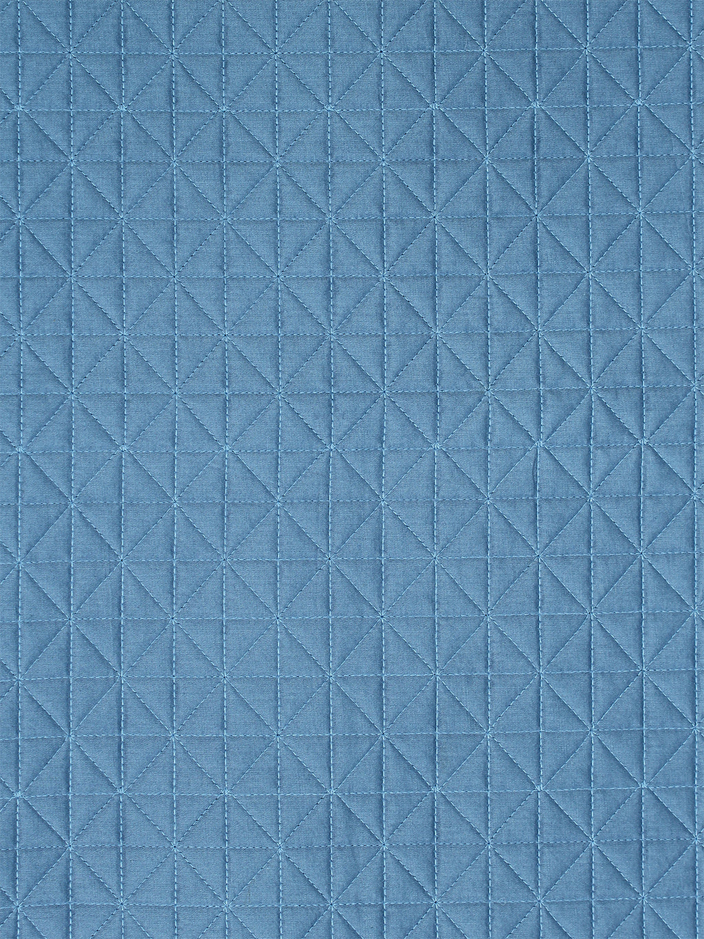 Sattal 1 Double Bedcover 2 Pillow Covers (Blue)