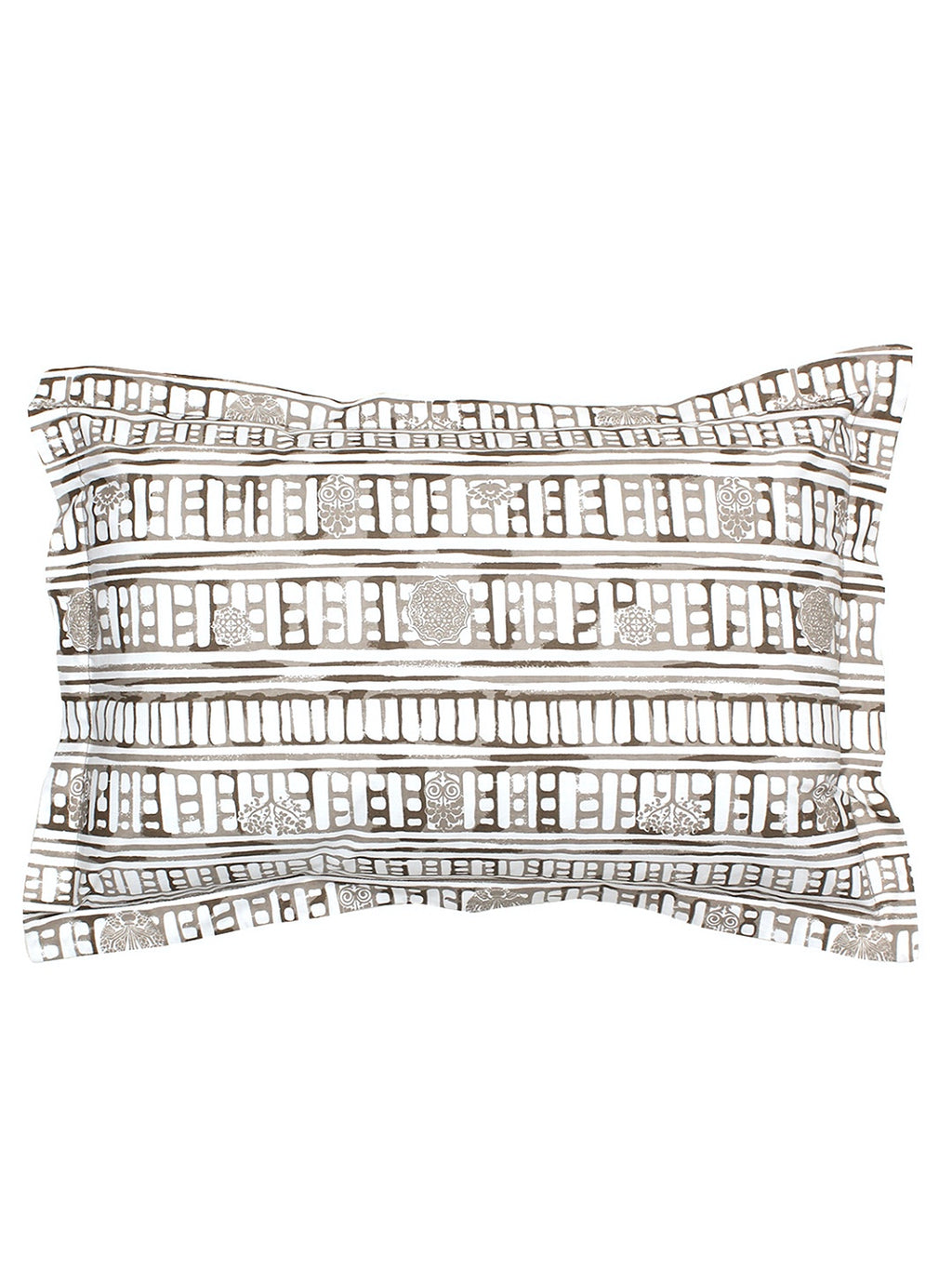 Sanchi Bed Set (Duvet Cover + Bedsheet) - Grey