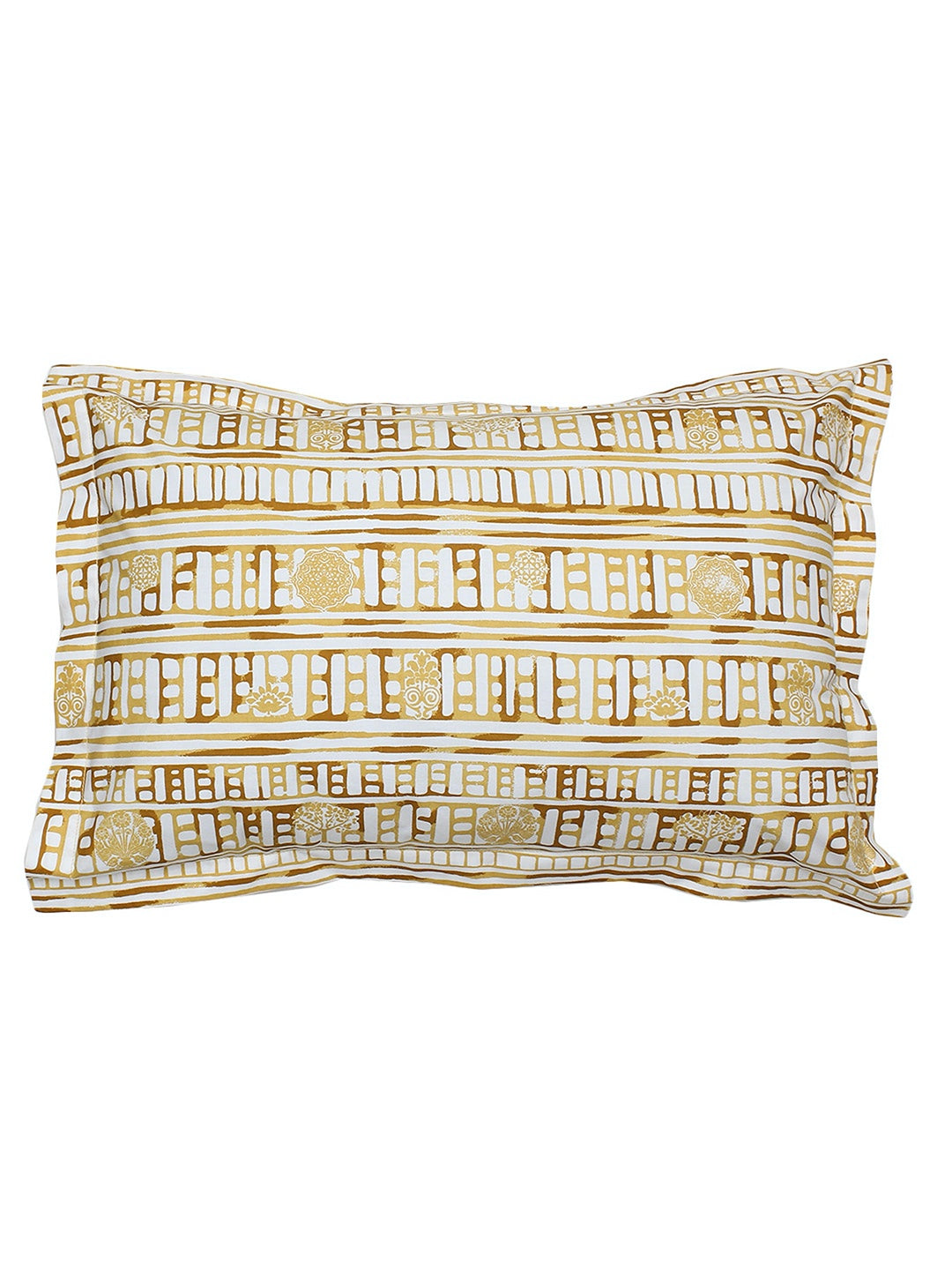 Sanchi Bed Set (Duvet Cover + Bedsheet) - Yellow