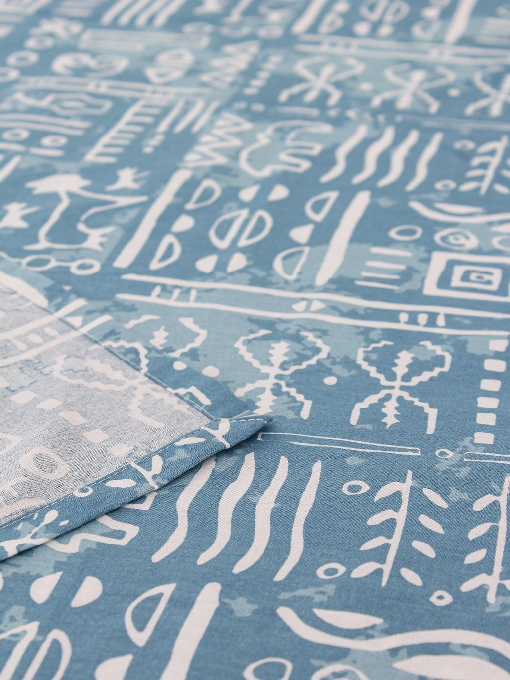 Gamathi Bedsheet with Pillow Cover (Light Blue) - 144 TC