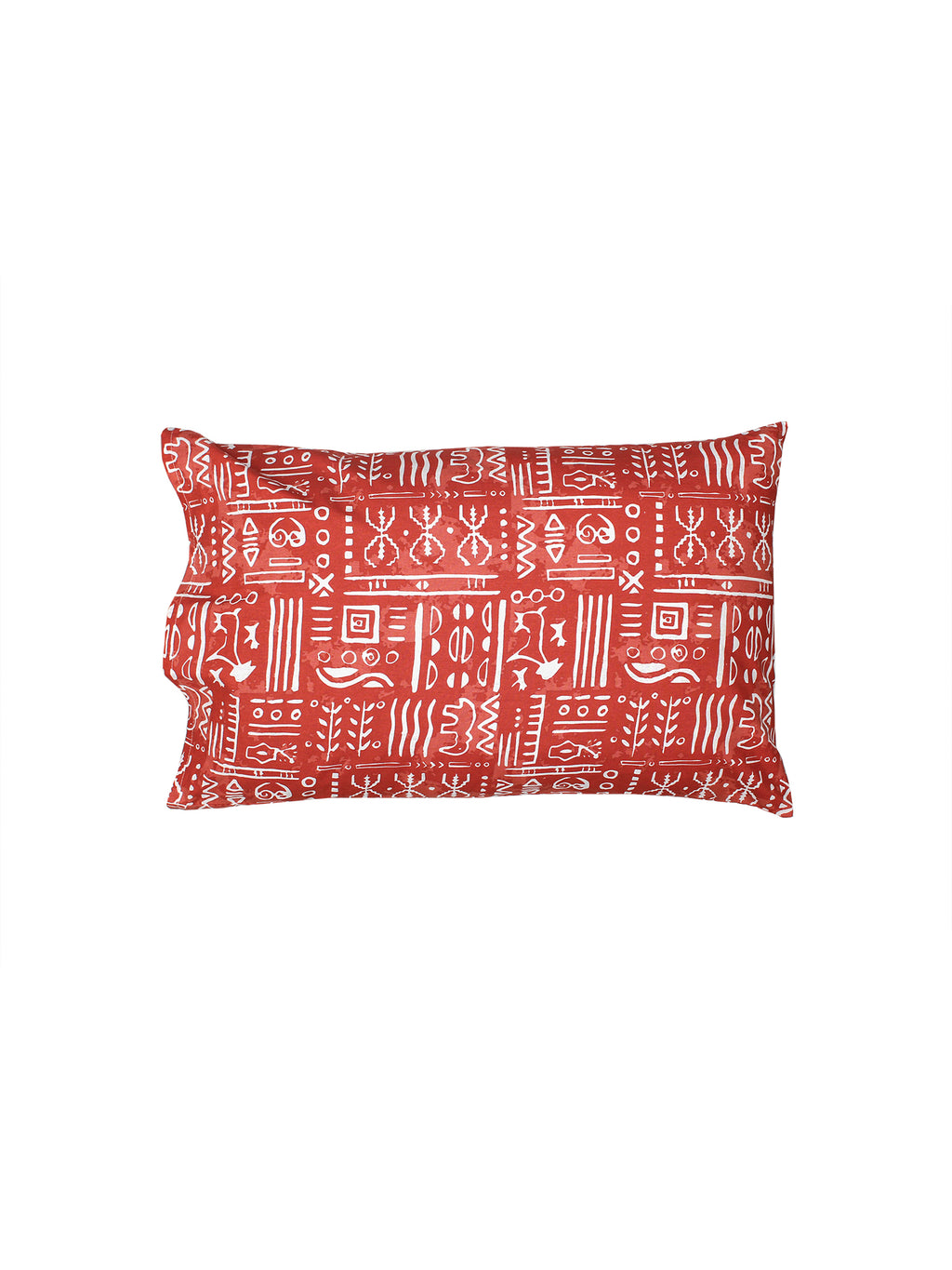 Gamathi Bedsheet with Pillow Cover (Rust) - 144 TC
