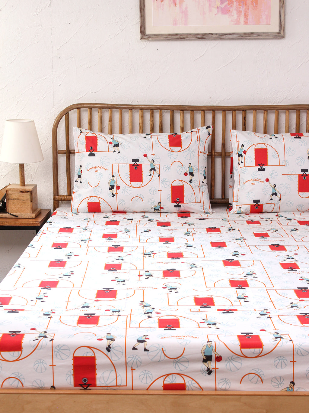 Krida Bedsheet Sets (Red)