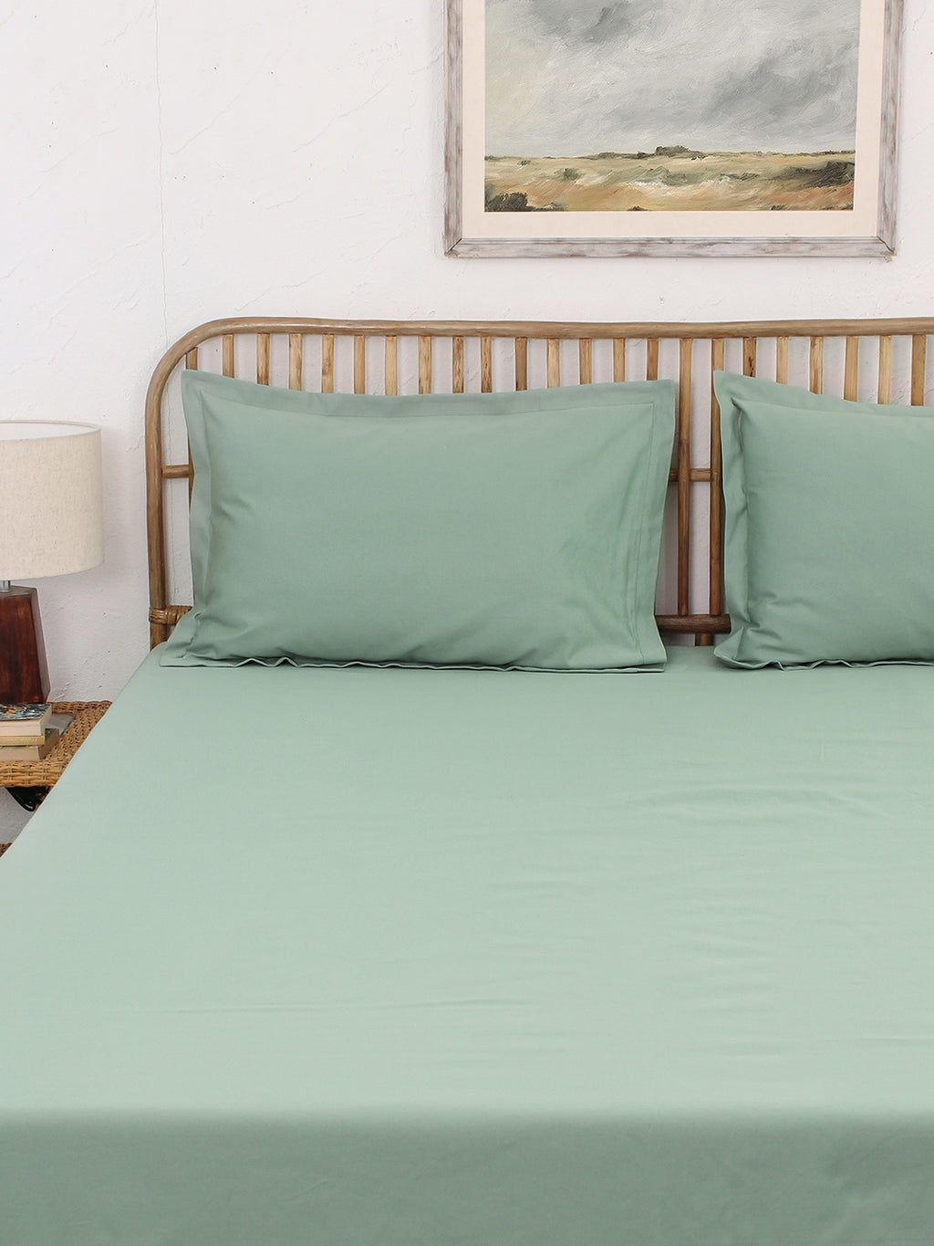 Sage Fitted Bedsheet Set (Green)