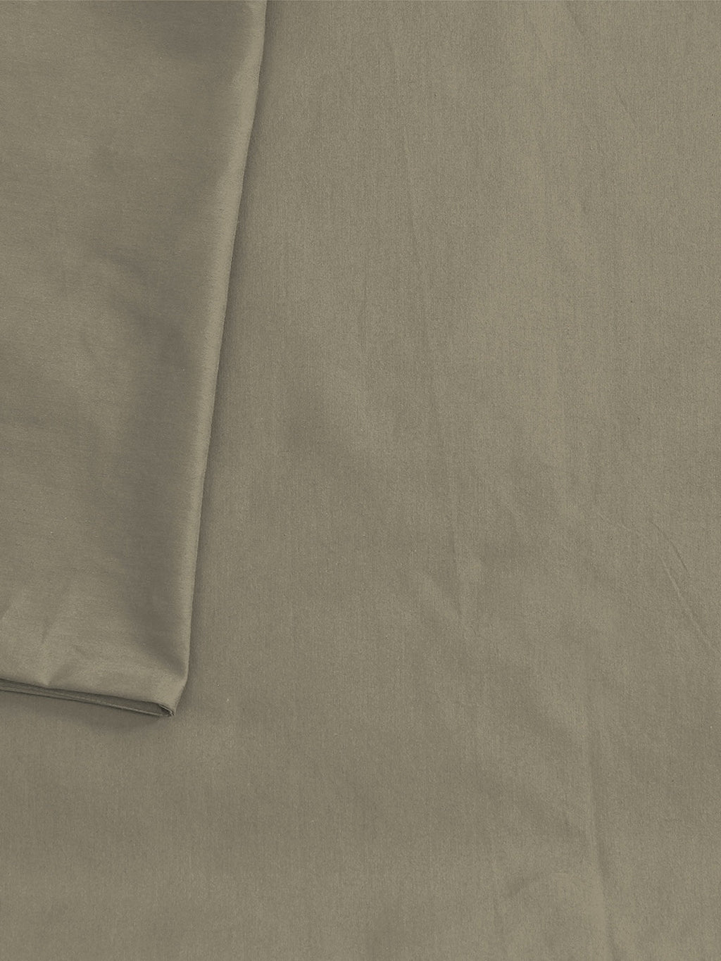 Solid Beige Bedsheet with Pillow Cover