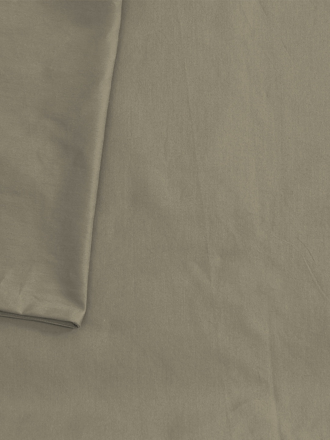 Solid Beige Bedsheet with Pillow Cover