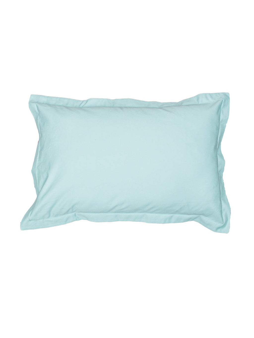 Solid Blue Bedsheet with Pillow Cover