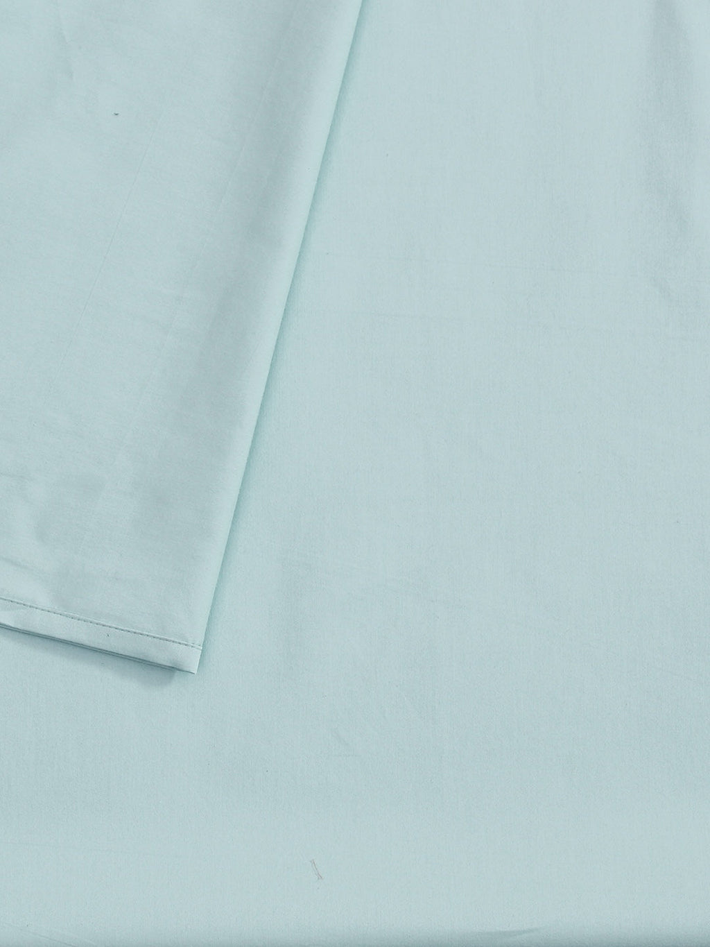 Solid Blue Bedsheet with Pillow Cover