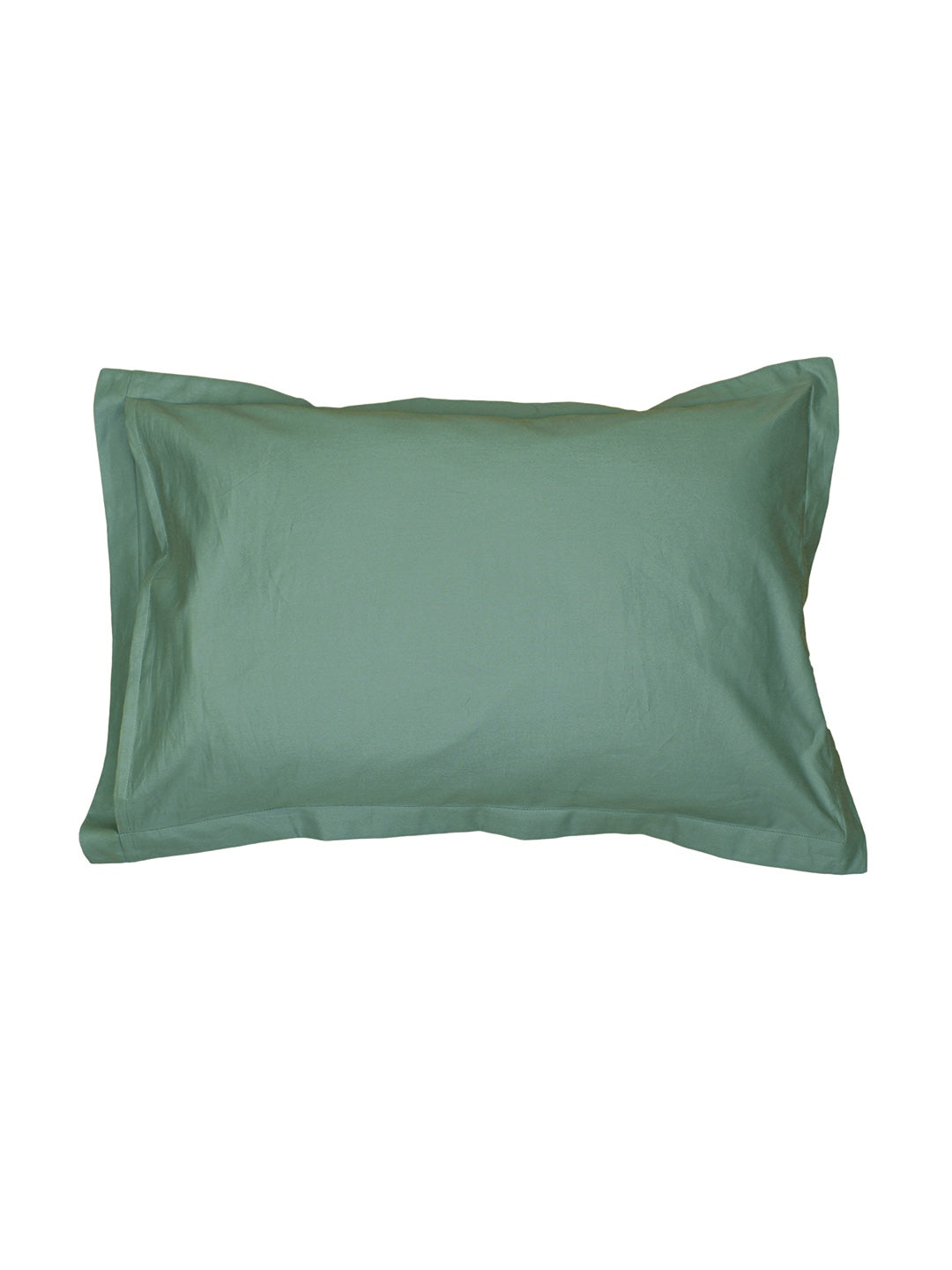 Solid King Bedsheet Set (Green) - 400 TC
