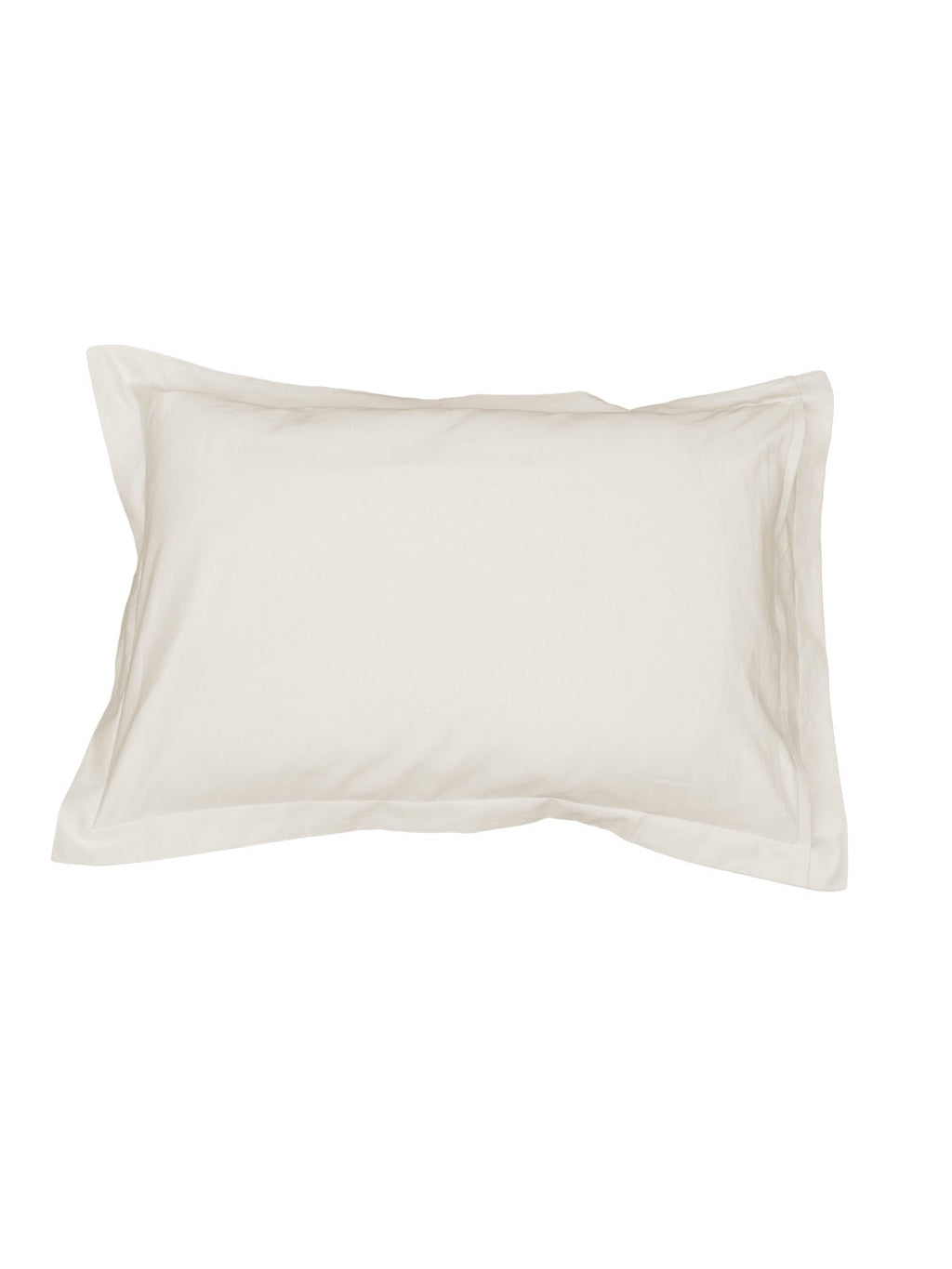 Solid White Bedsheet with Pillow Cover