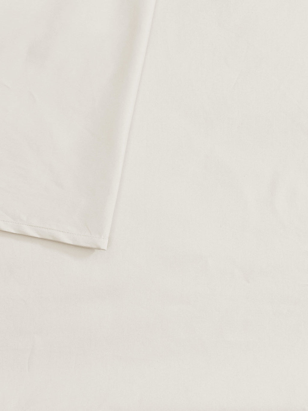 Solid White Bedsheet with Pillow Cover