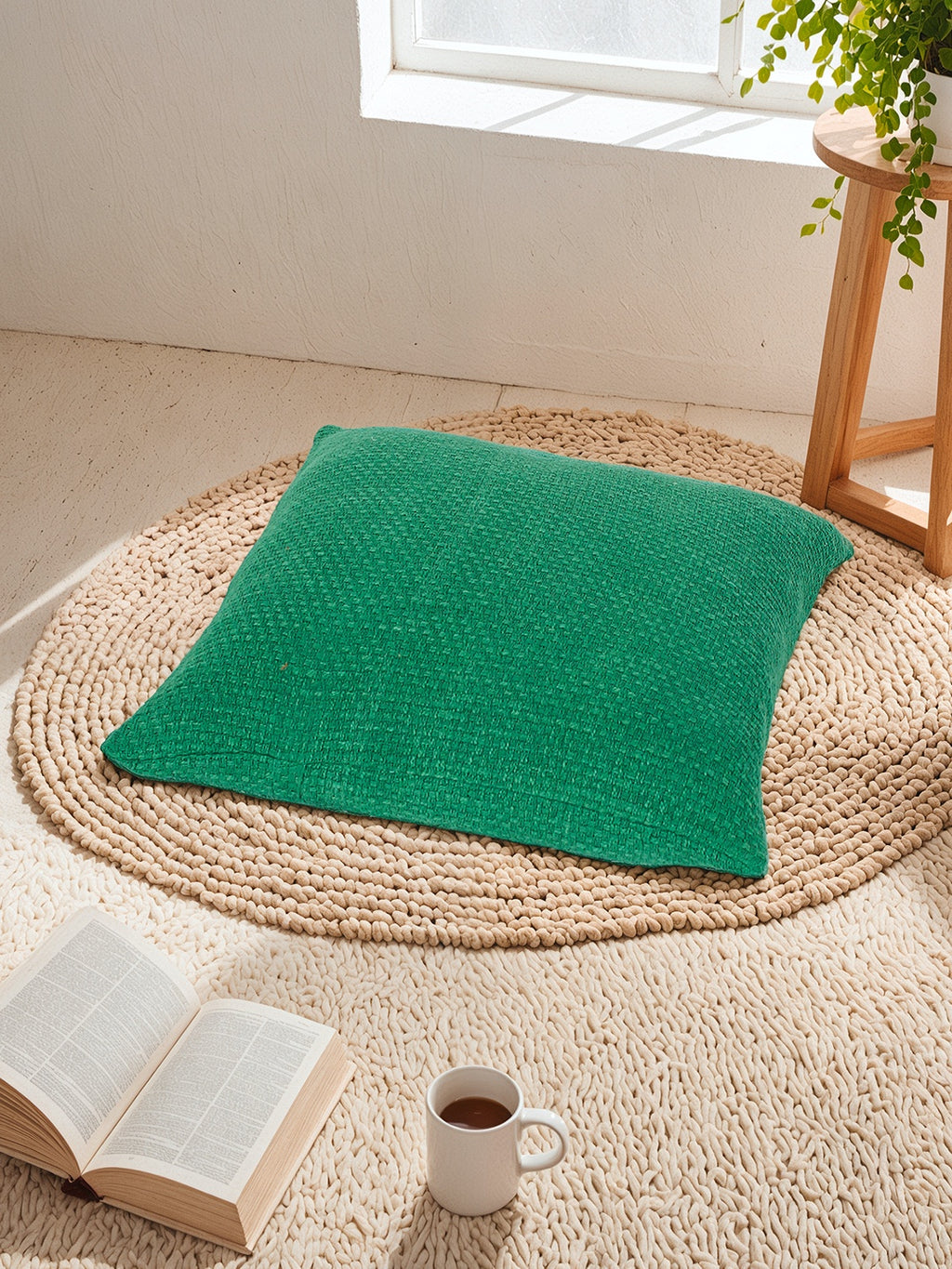 Aravalli Set of 2 Cushion Covers (Green) - 60x60cm