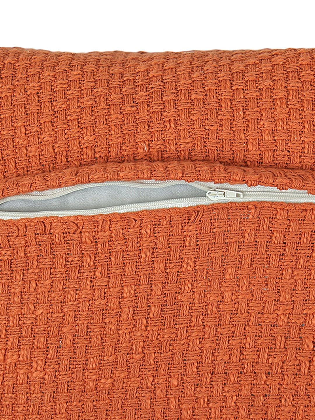 Aravalli Set of 2 Cushion Covers (Rust) - 60x60cm