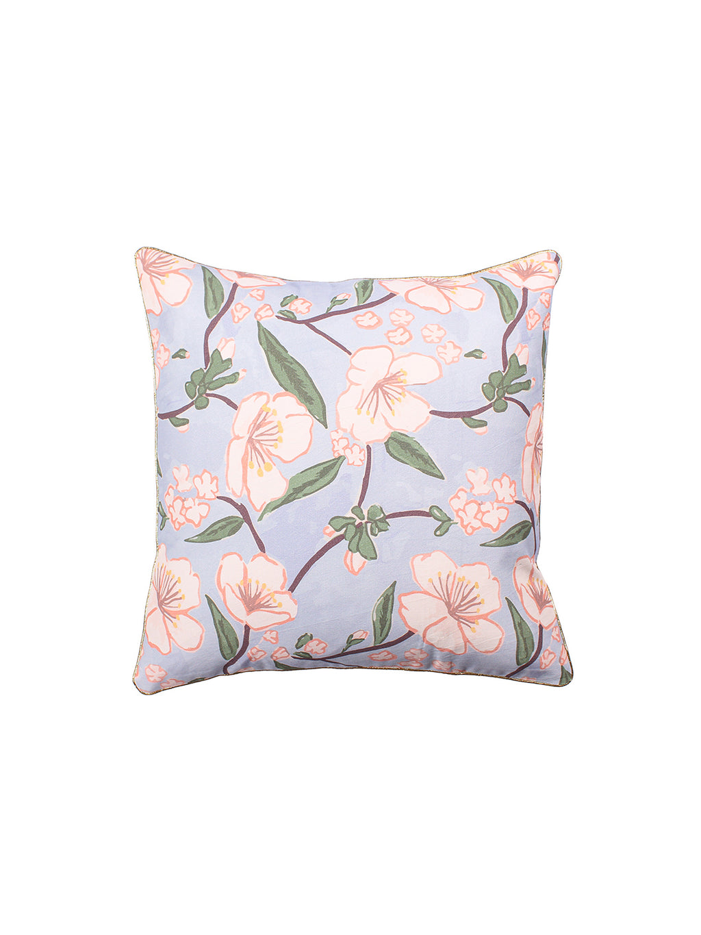 Badamwari - Set Of 2 Cushion Covers (Blue) - Medium