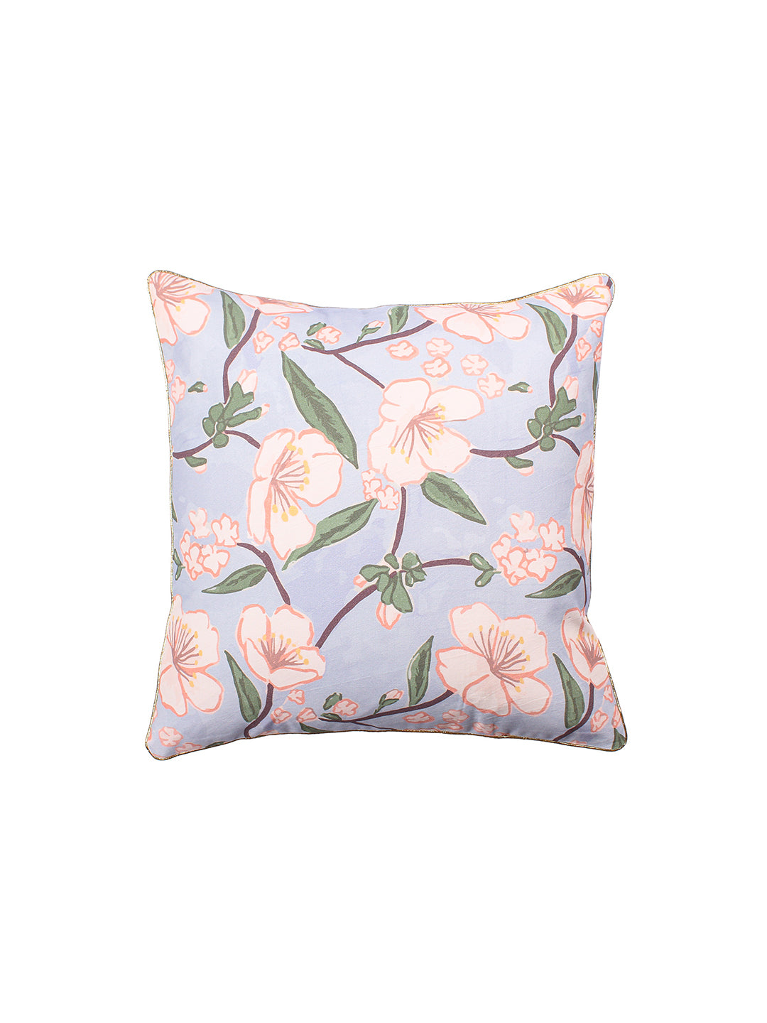 Badamwari - Set Of 2 Cushion Covers (Blue) - Medium
