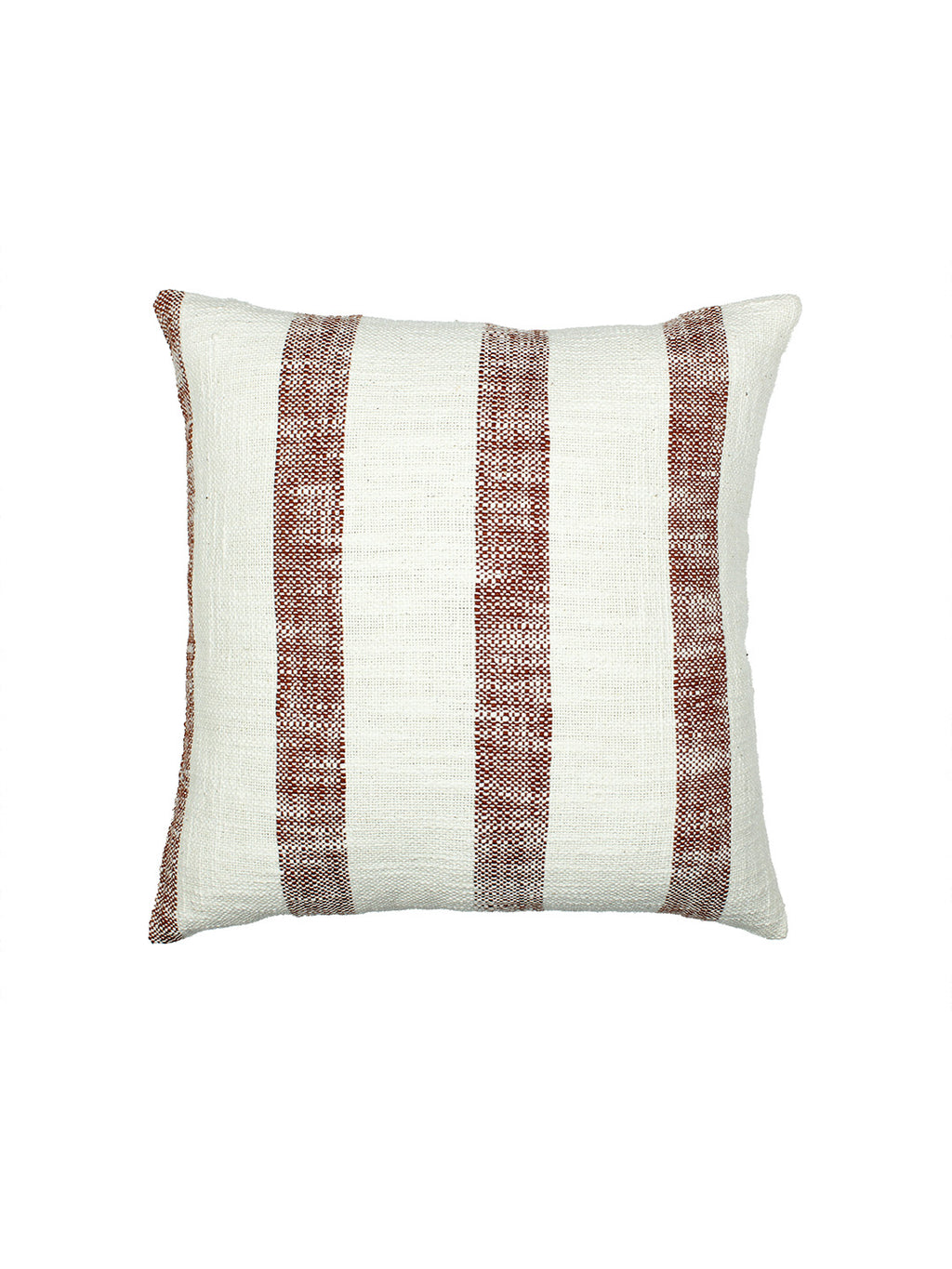 Block Set Of 2 Cushion Covers - (Red) - 40x40cm