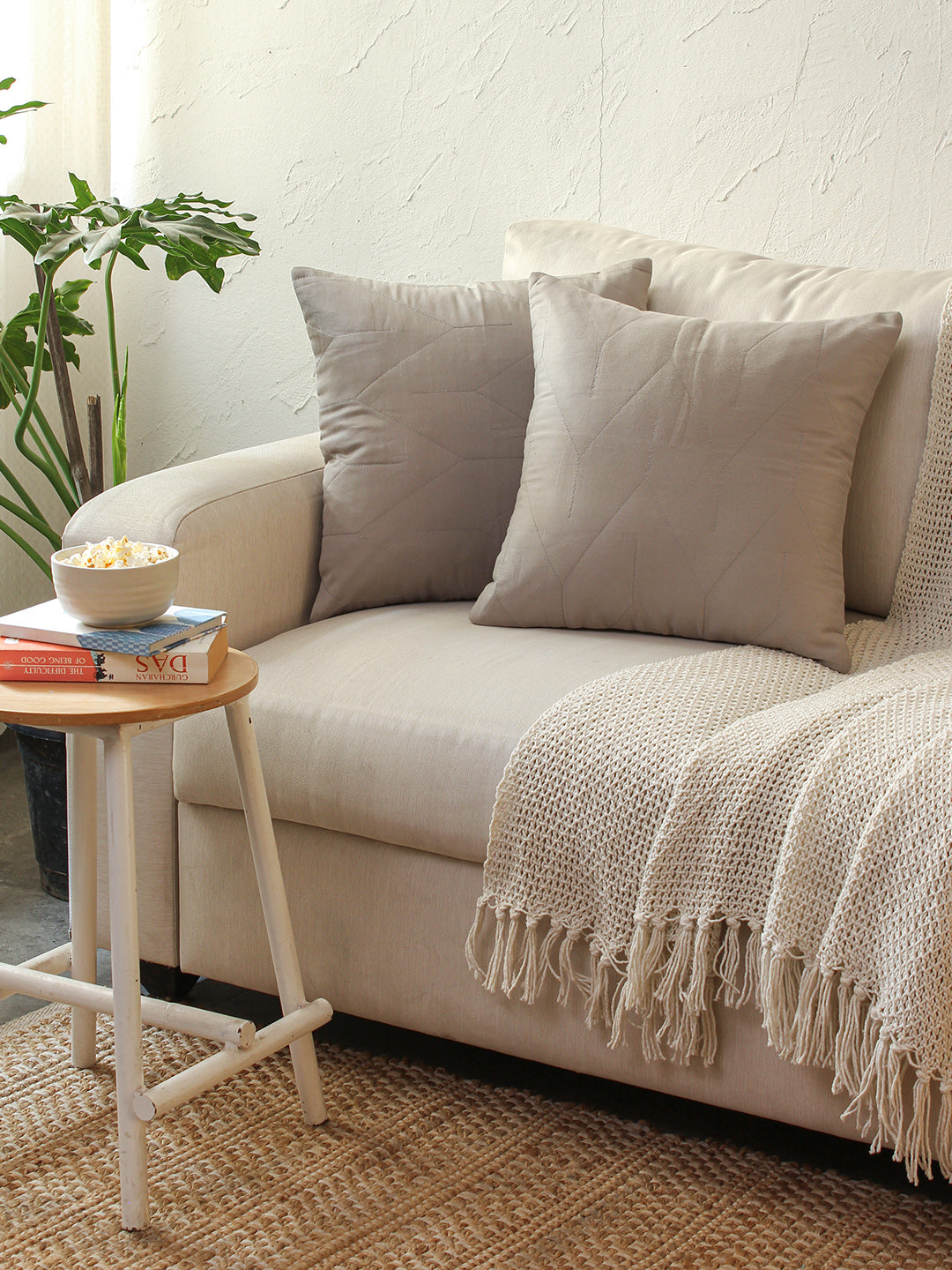 Dhanesh Cushion Cover (Grey)