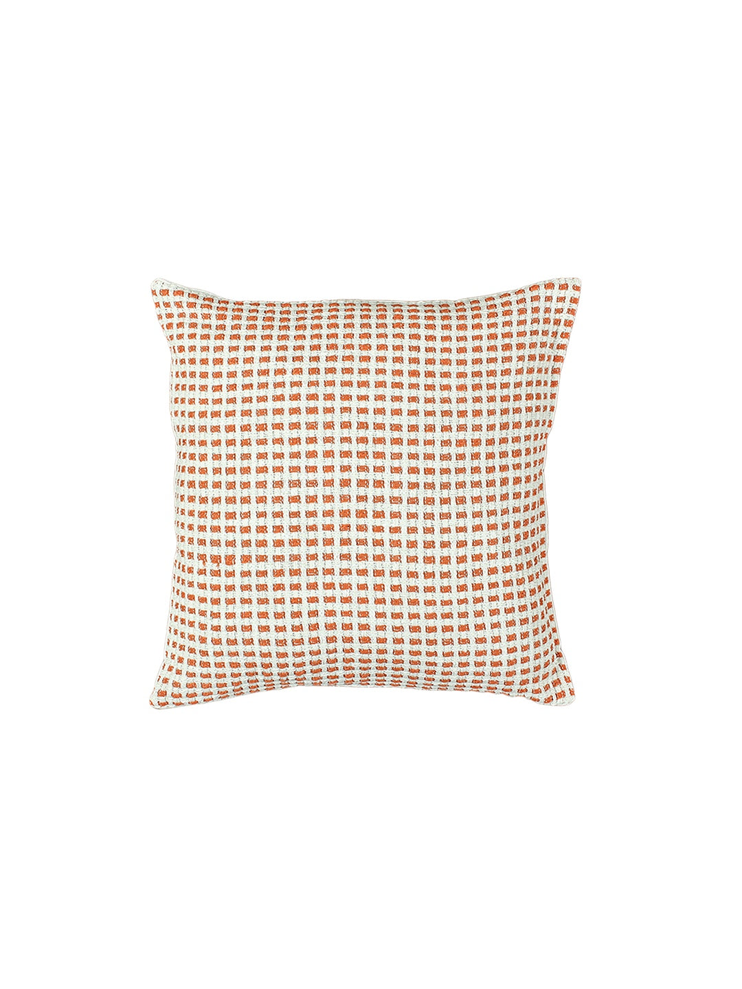Girnar Set of 2 Cushion Covers (Rust) - 45x45cm
