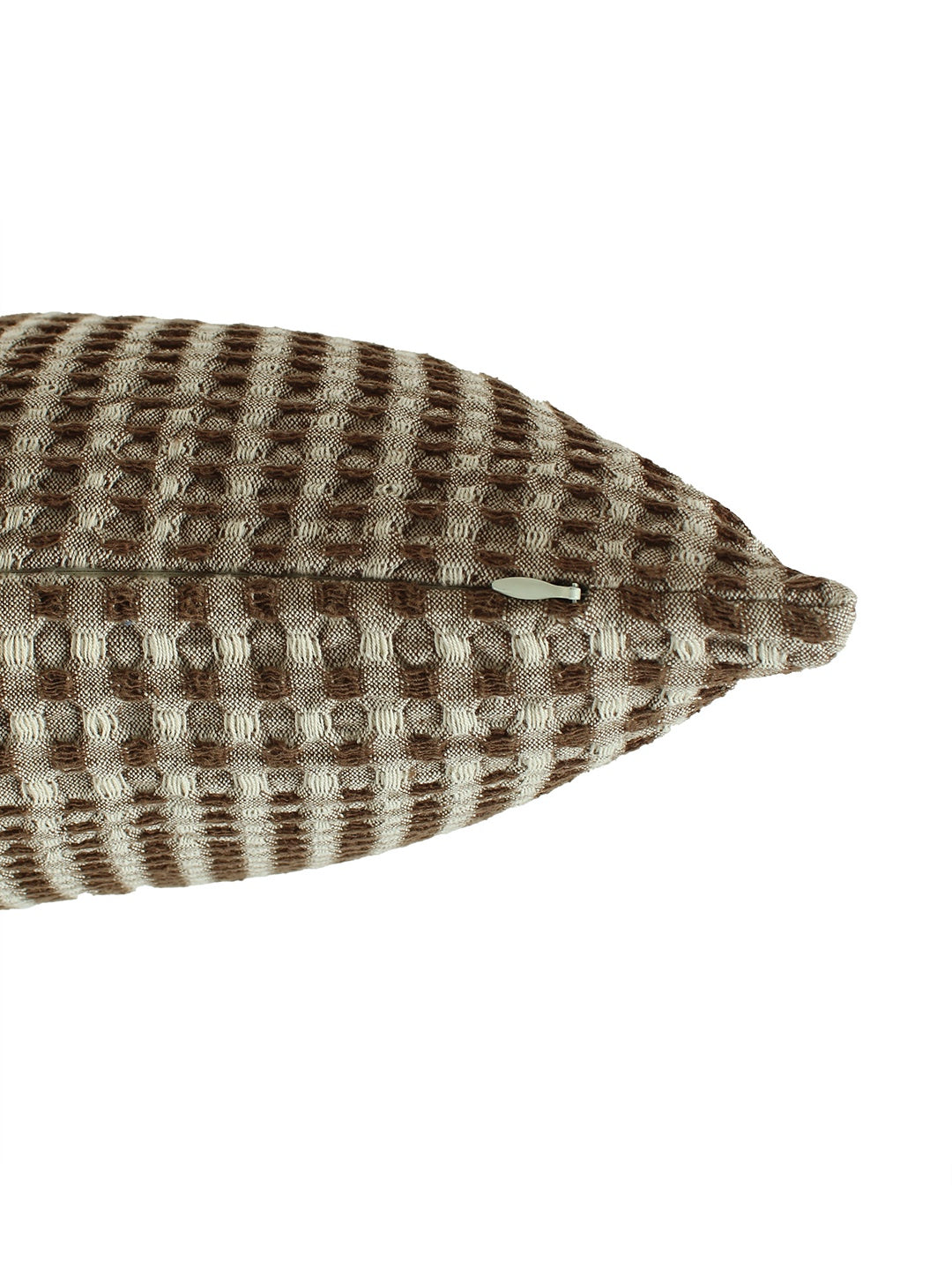 Karakoram Set Of 2 Cushion Cover (Natural/Dark Brown) - 45X45cm