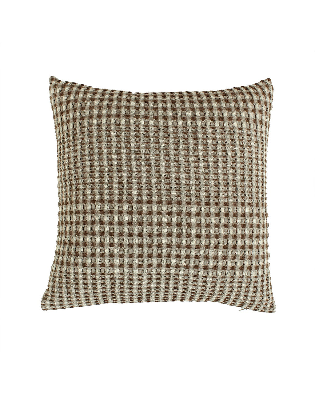 Karakoram Set Of 2 Cushion Cover (Natural/Dark Brown) - 40X40cm