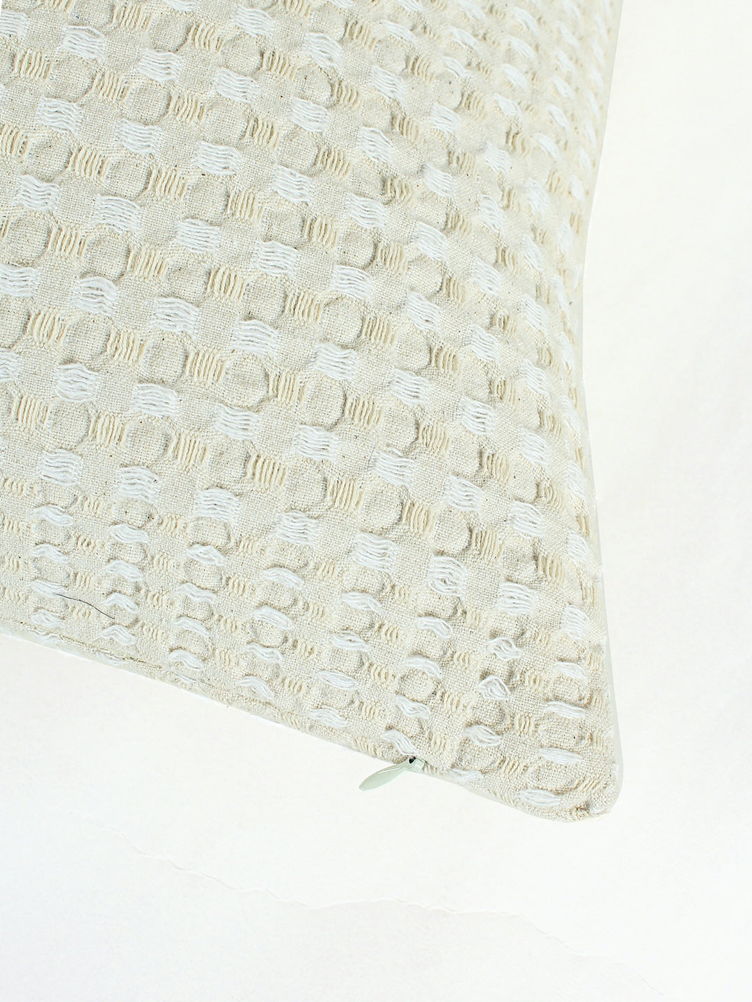 Karakoram Set Of 2 Cushion Cover (Natural/White) - 45X45cm