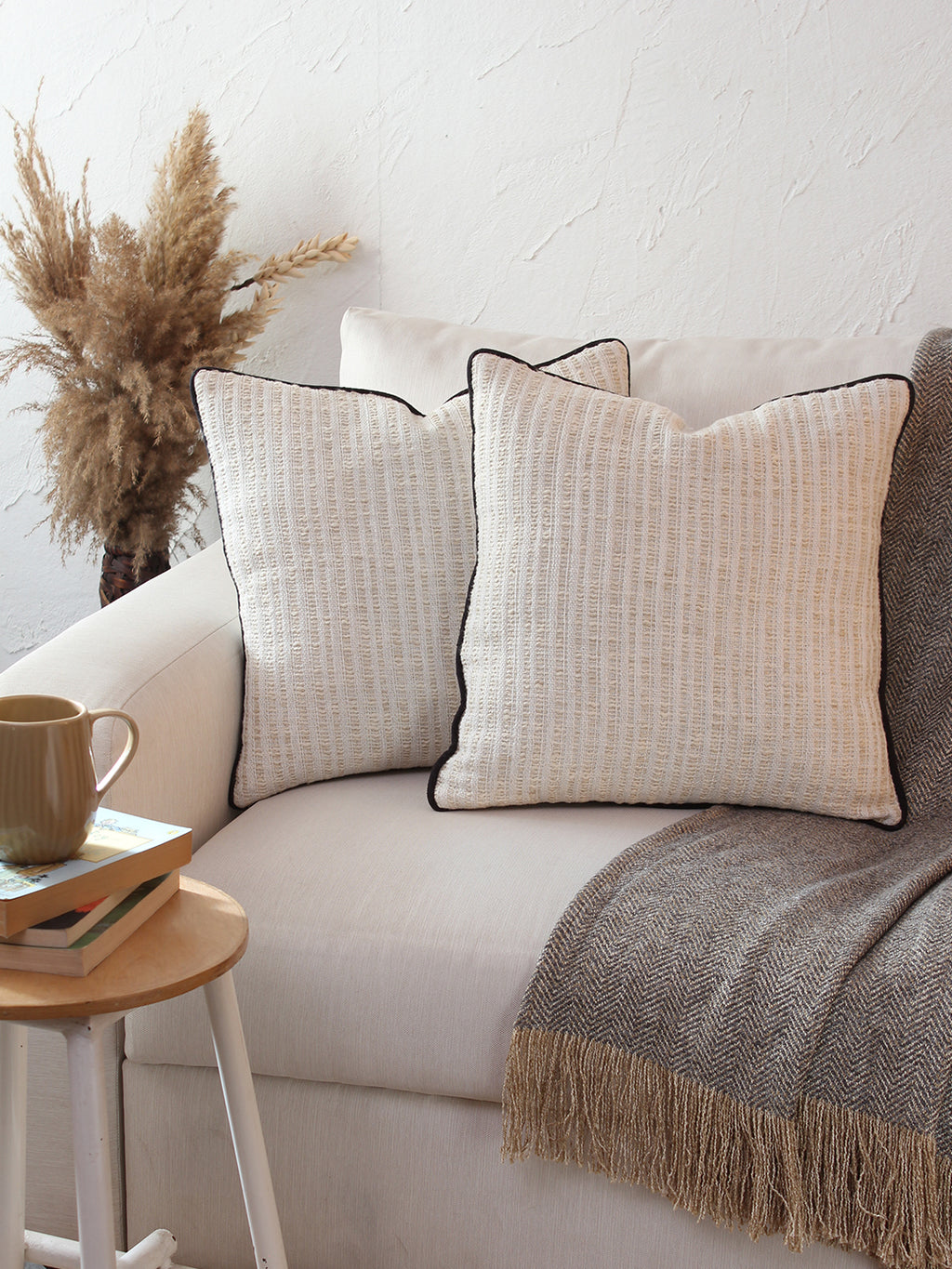 Pir Panjal Cushion Cover (Natural)