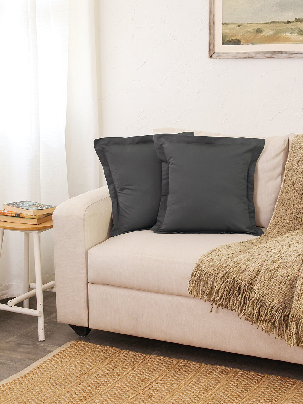 Pepper - Set Of 2 Cushion Covers (Grey)