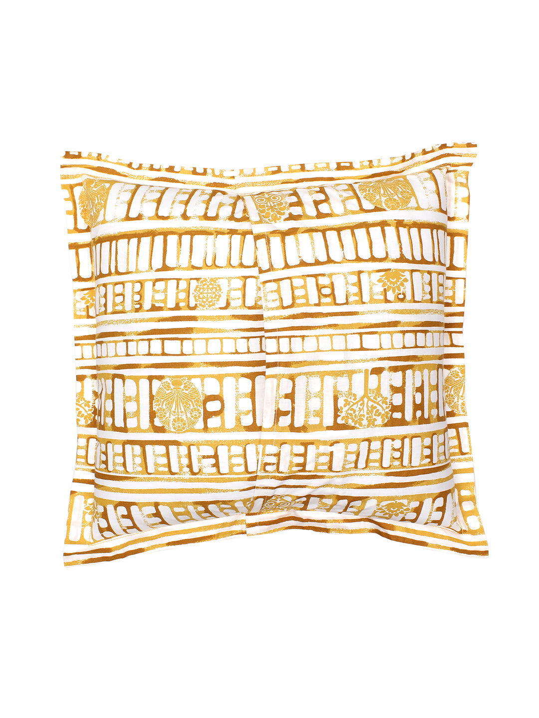 Sanchi - Set Of 2 Cushion Covers (Yellow) - Medium