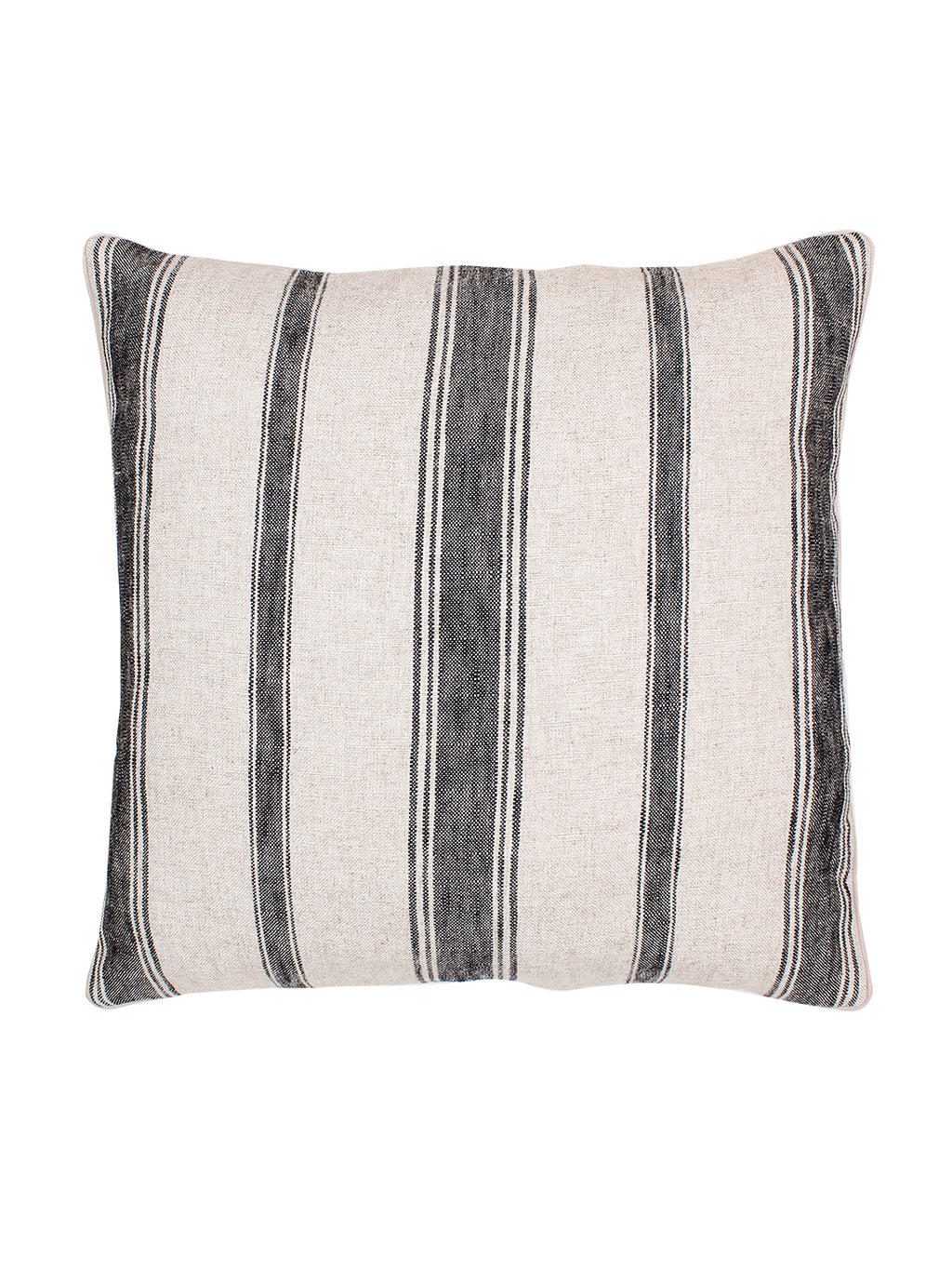 Satpura Cushion Cover (Black/Natural)