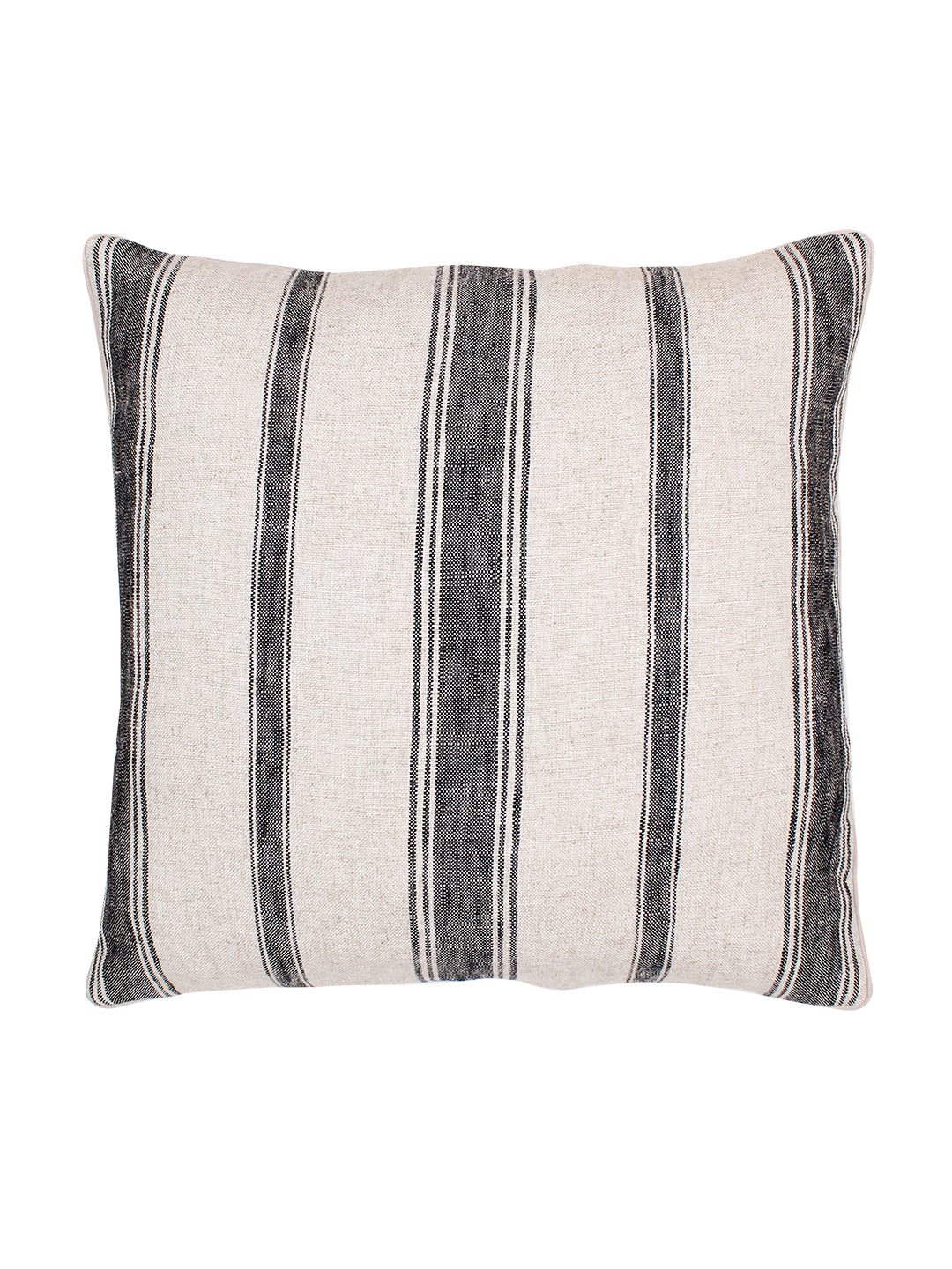 Satpura Cushion Cover (Black/Natural)