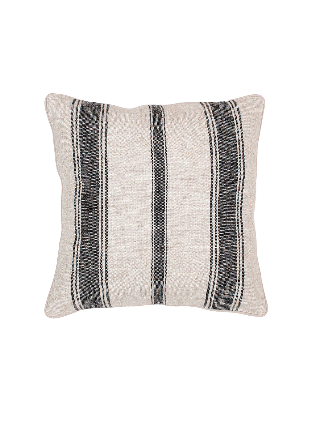 Satpura Cushion Cover (Black/Natural)