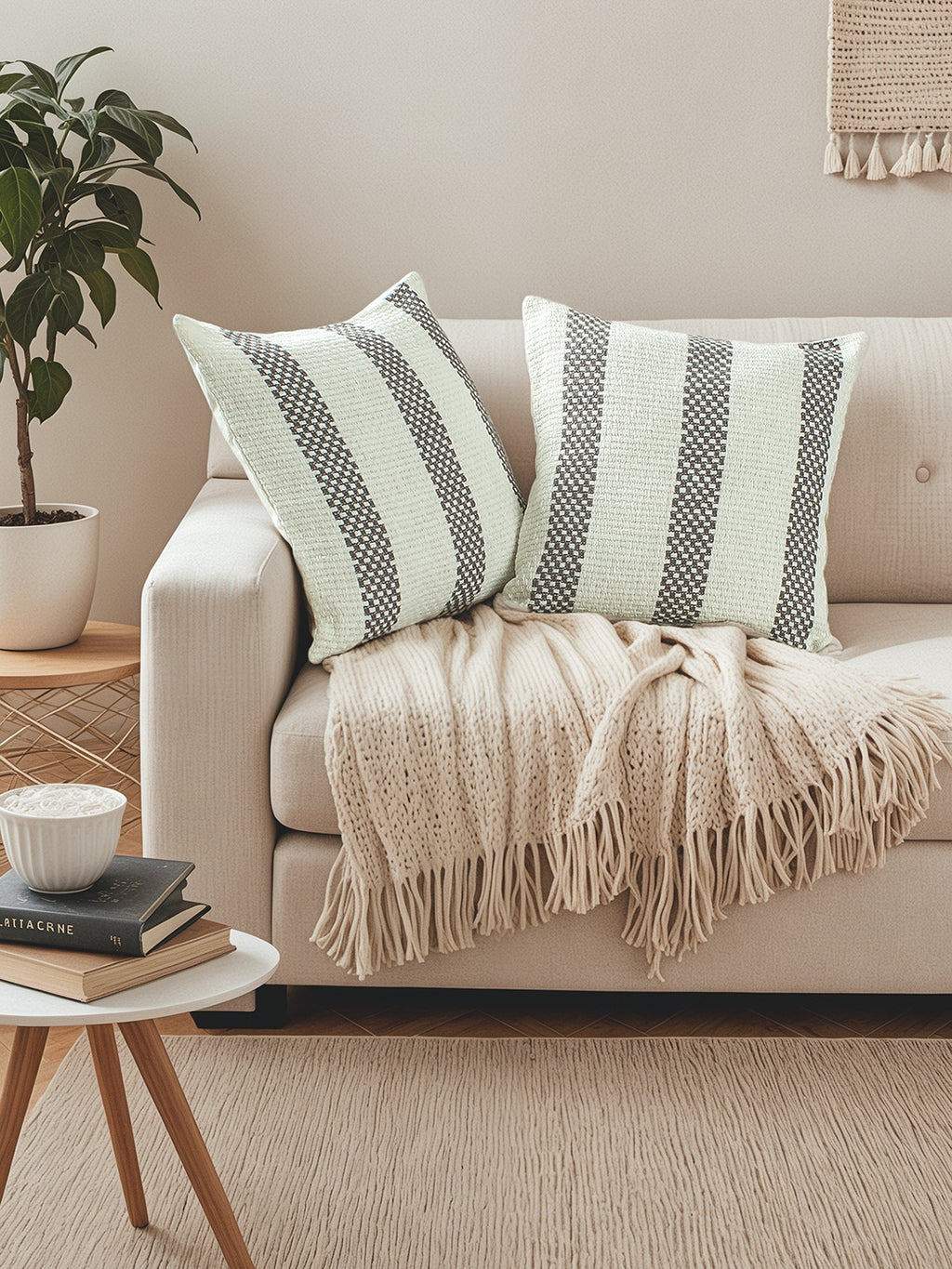 Shivalik Set of 2 Cushion Covers (Grey) - 40x40cm