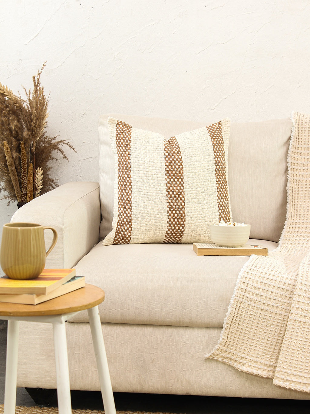 Shivalik - Set Of 2 Cushion Covers (Brown) - 45X45 cm