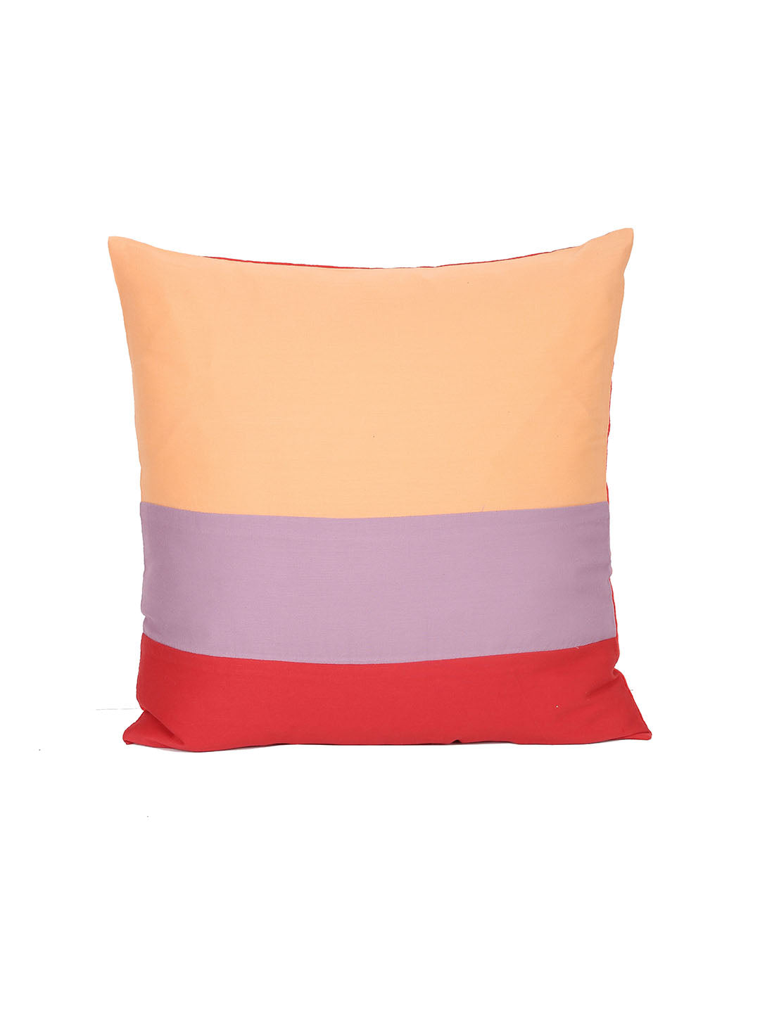 The Block Stripe - Set Of 3 Cushion Covers (Orange) - Medium
