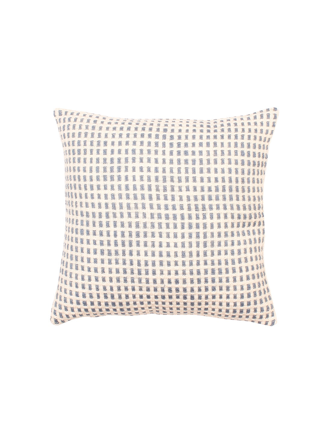 Girnar Set Of 2 Cushion Covers + 2 Cushion Fillers (Dark Blue) - 40X40 cm