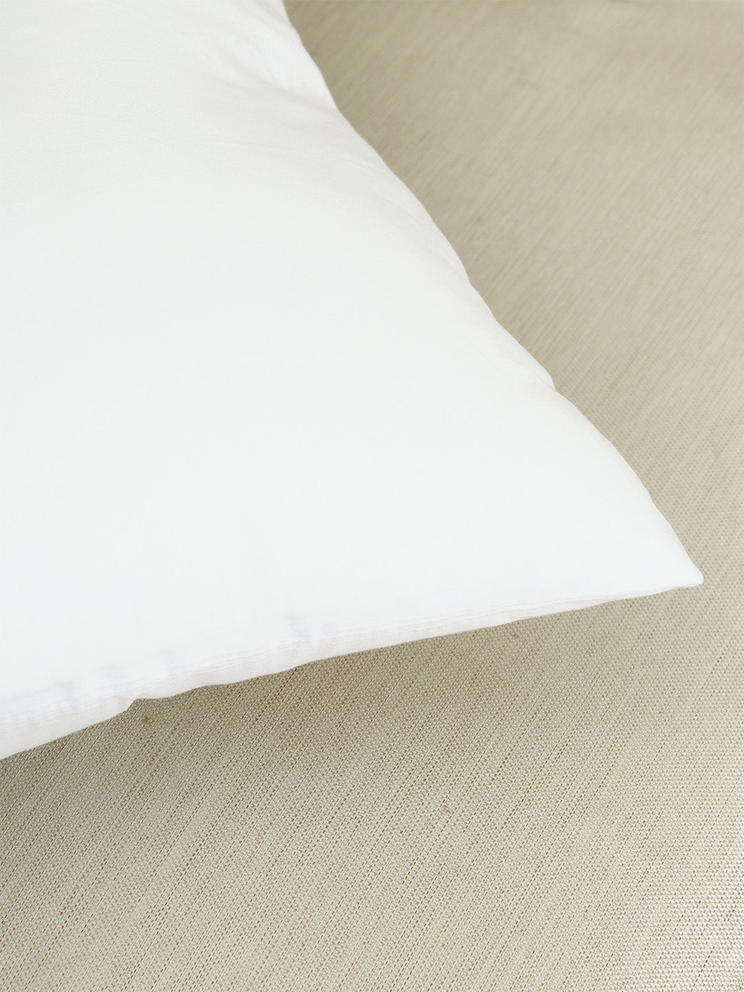 Girnar Set Of 2 Cushion Covers + 2 Cushion Fillers (Yellow) - 40X40 cm