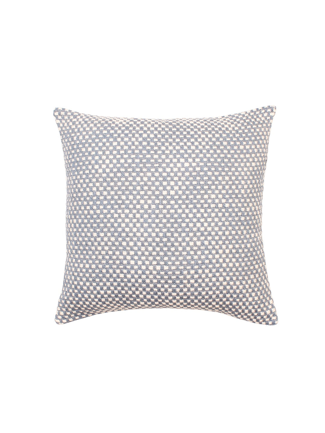 Vindhya Set Of 2 Cushion Covers + 2 Cushion Fillers (Dark Blue) - 40X40 cm