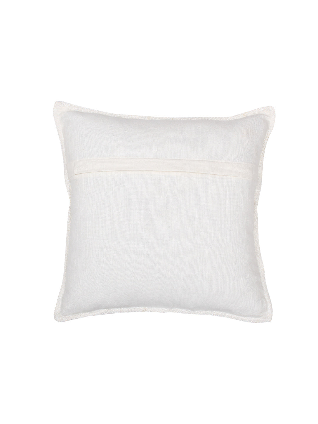 Vindhya Set Of 2 Cushion Covers + 2 Cushion Fillers (Natural) - 40X40 cm