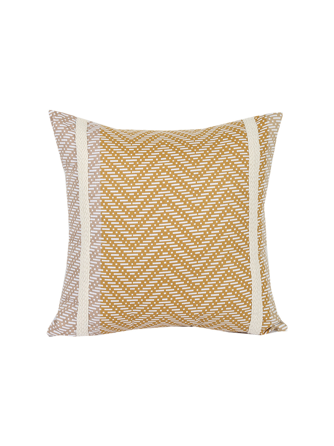 Bunai - Set Of 3 Cushion Covers (Brown) - Small