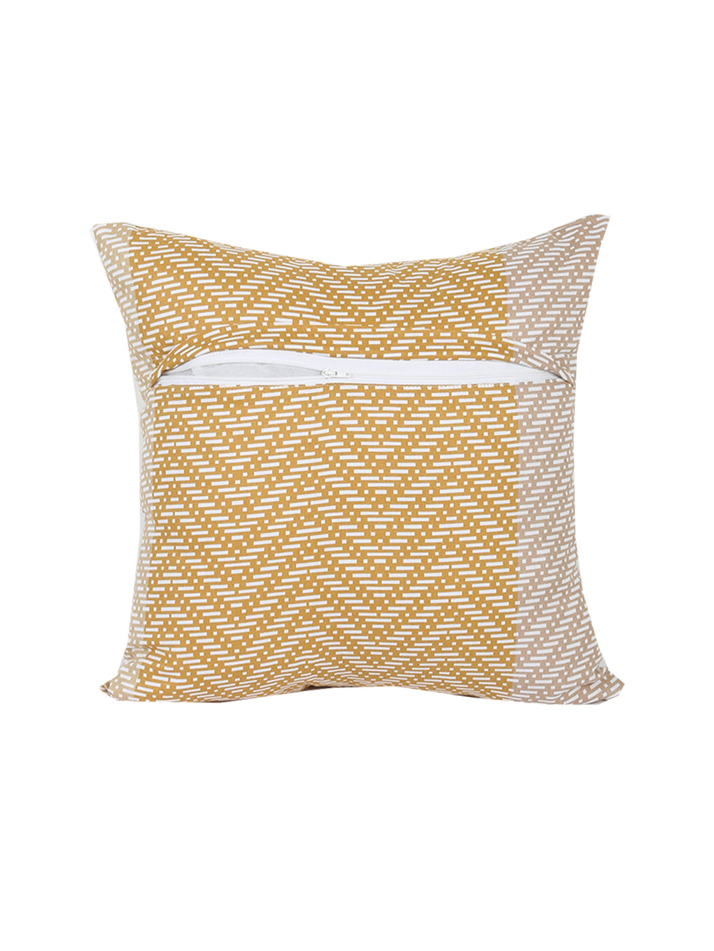 Bunai - Set Of 3 Cushion Covers (Brown) - Small