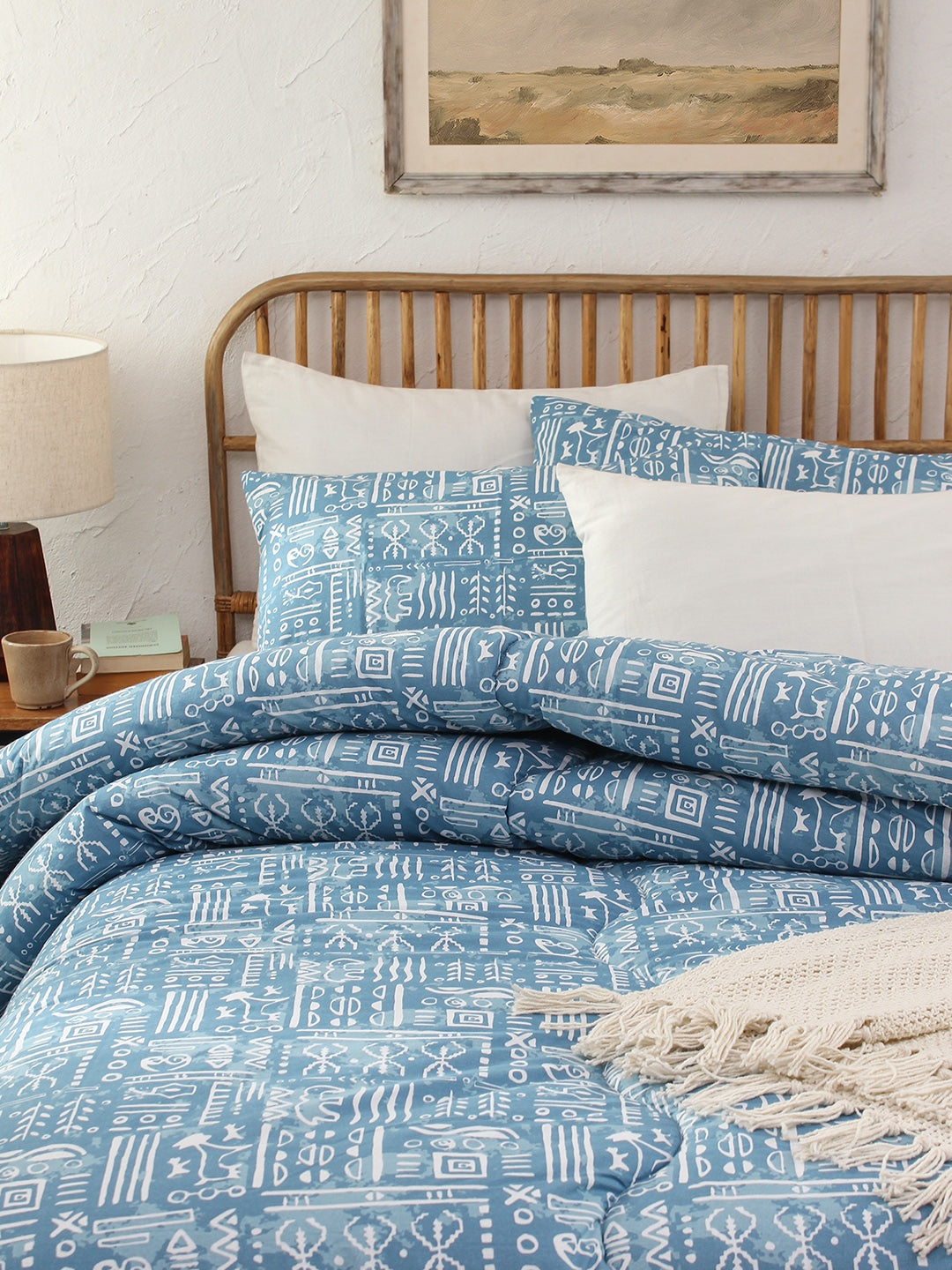 Gamathi Double Comforter (Light Blue)