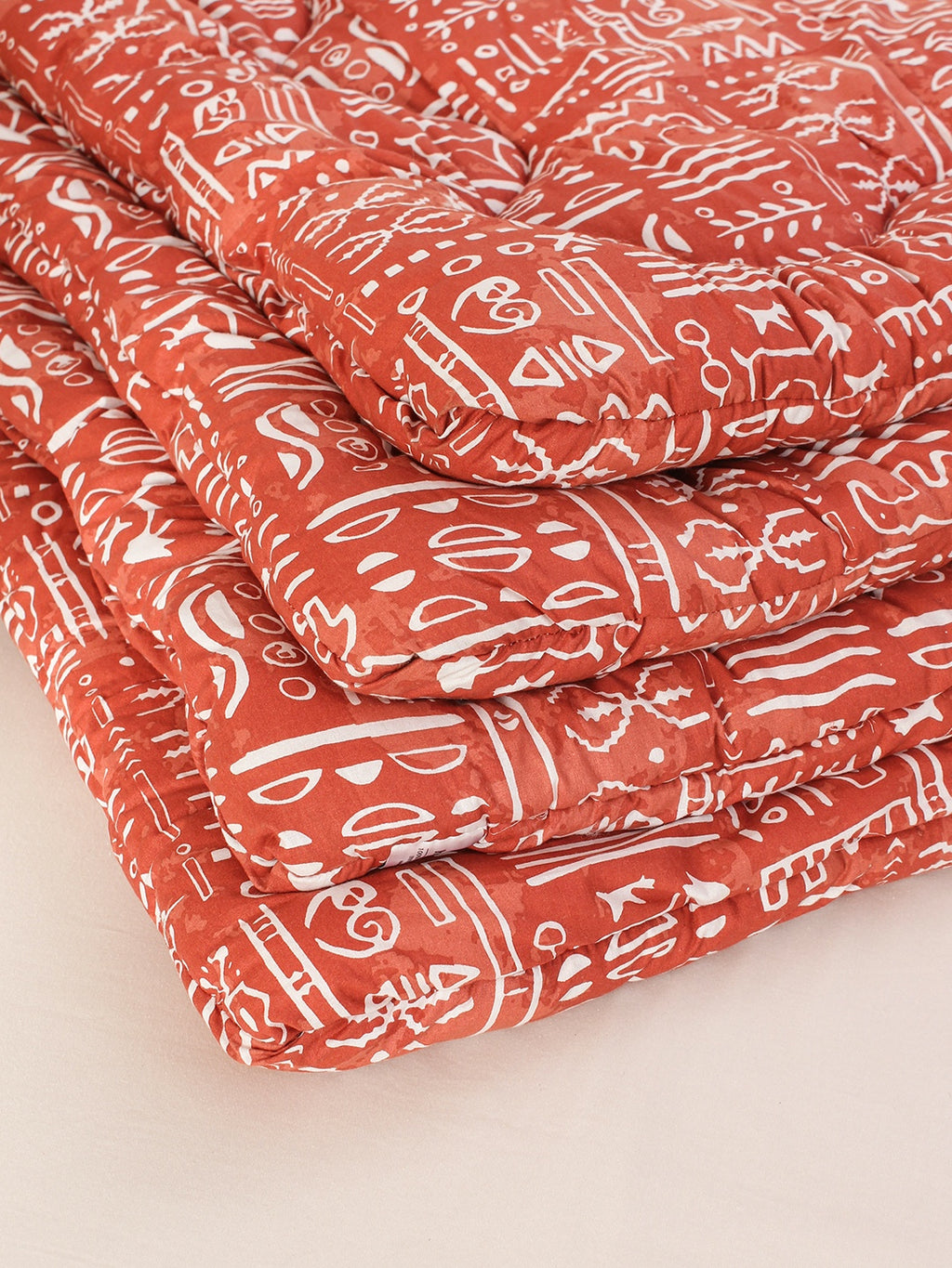 Gamathi Double Comforter (Rust)